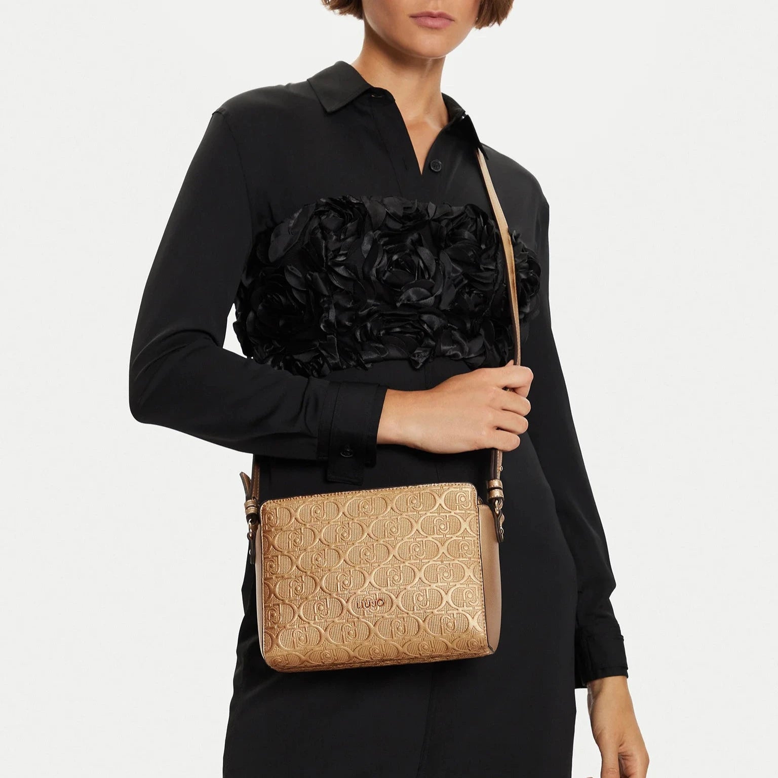 BORSA LIUJO S TRACOLLA LOGO RILIEVO ALL