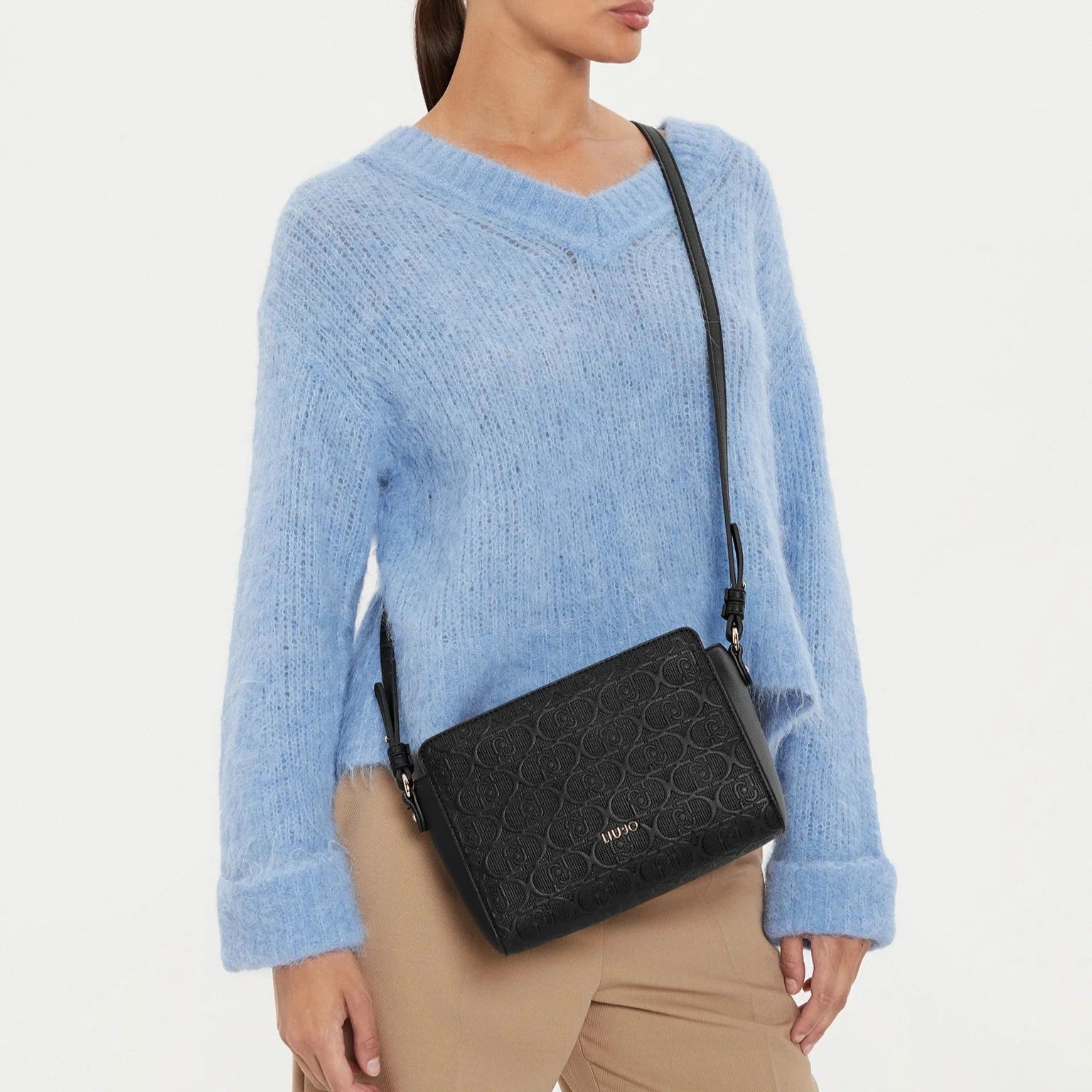 BORSA LIUJO S TRACOLLA LOGO RILIEVO ALL