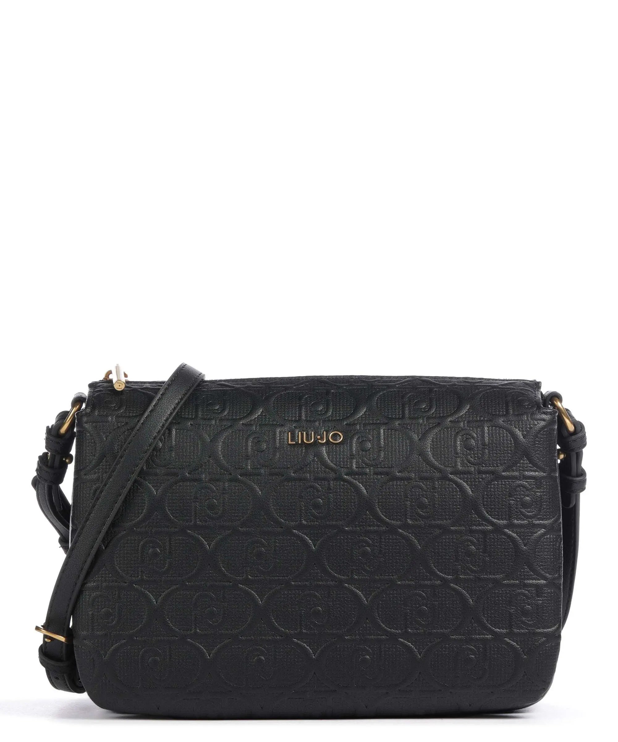 BORSA LIUJO S TRACOLLA TRISCOMPART LOGO RILIEVO ALL