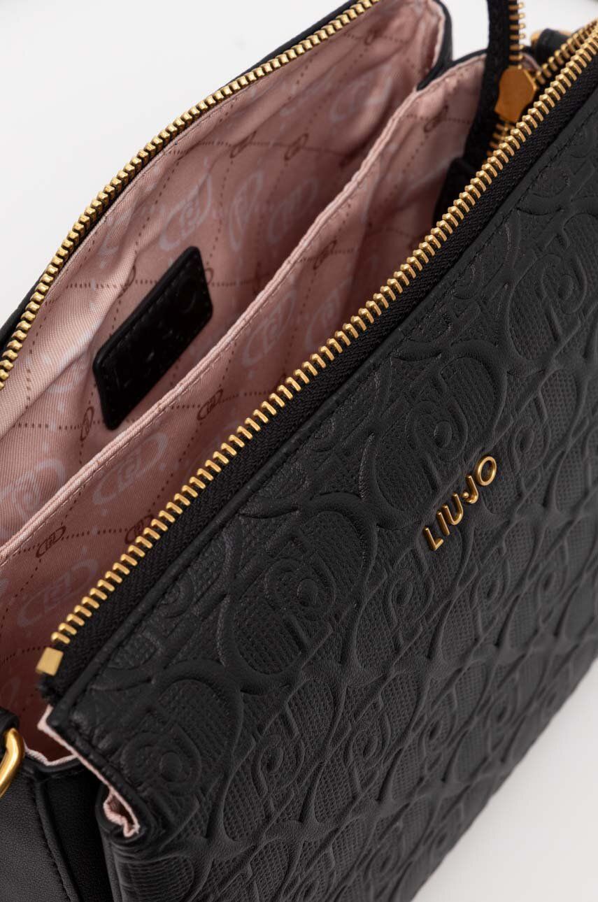 BORSA LIUJO S TRACOLLA TRISCOMPART LOGO RILIEVO ALL