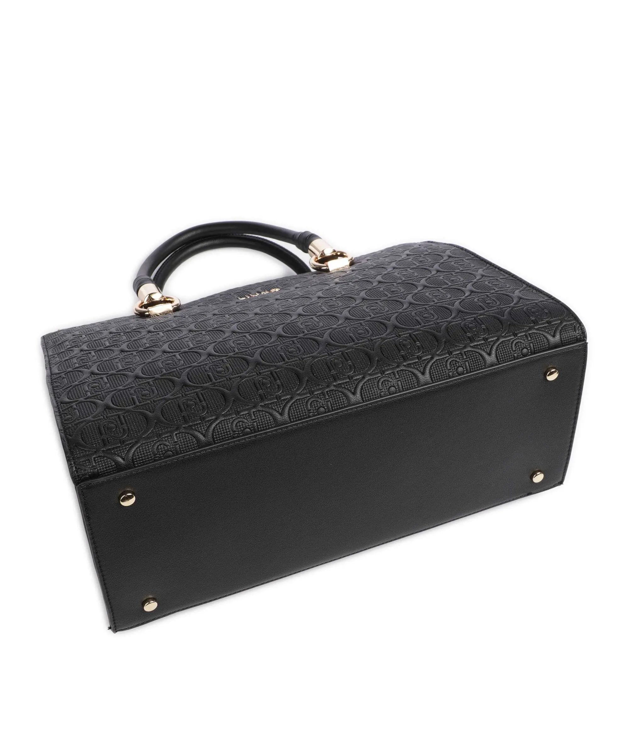 BORSA LIUJO SATCHEL TOTE ZIP LOGO RILIEVO ALL