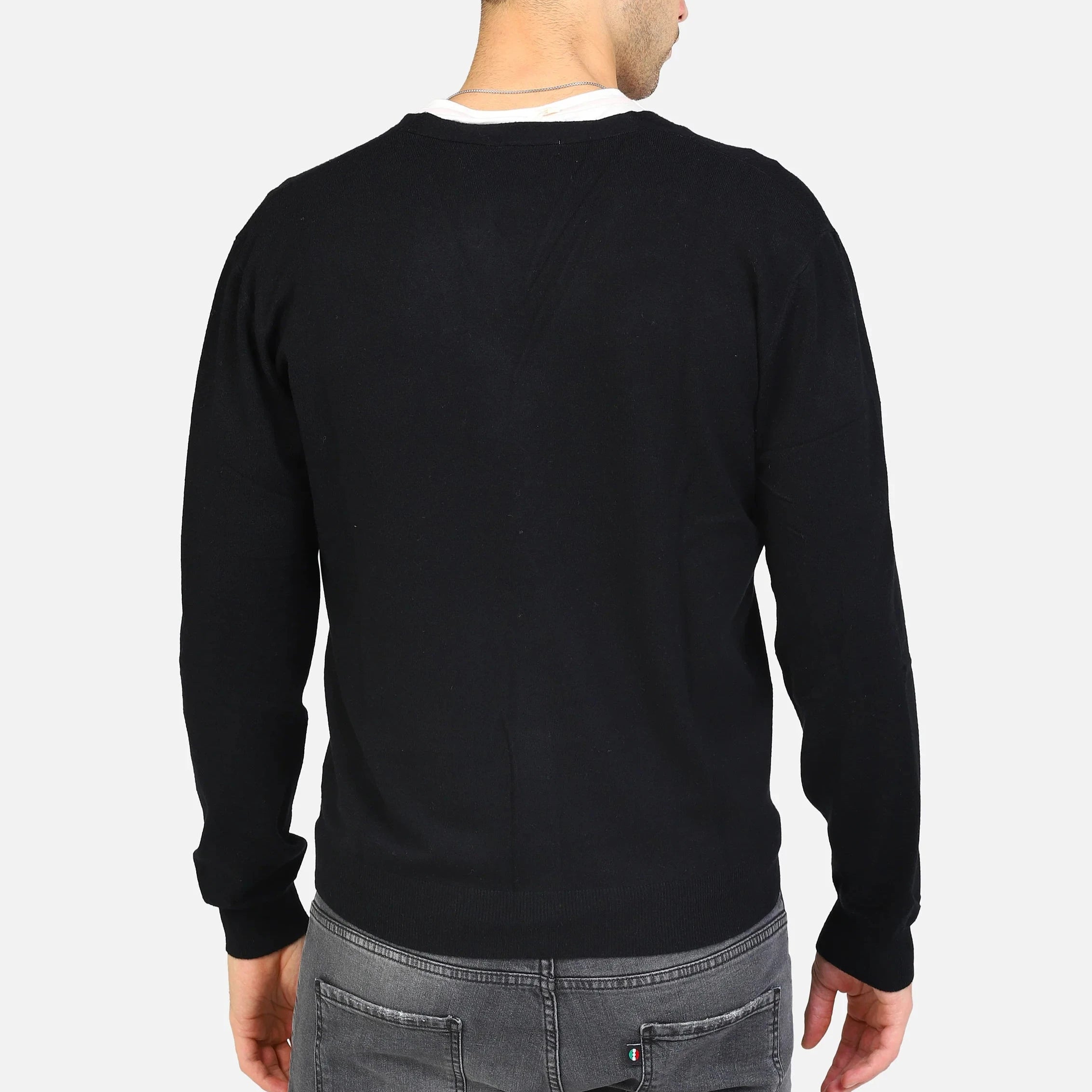 CARDIGAN GIANNI LUPO CHIUSURA BOTTONI SCOLLO V RASATO