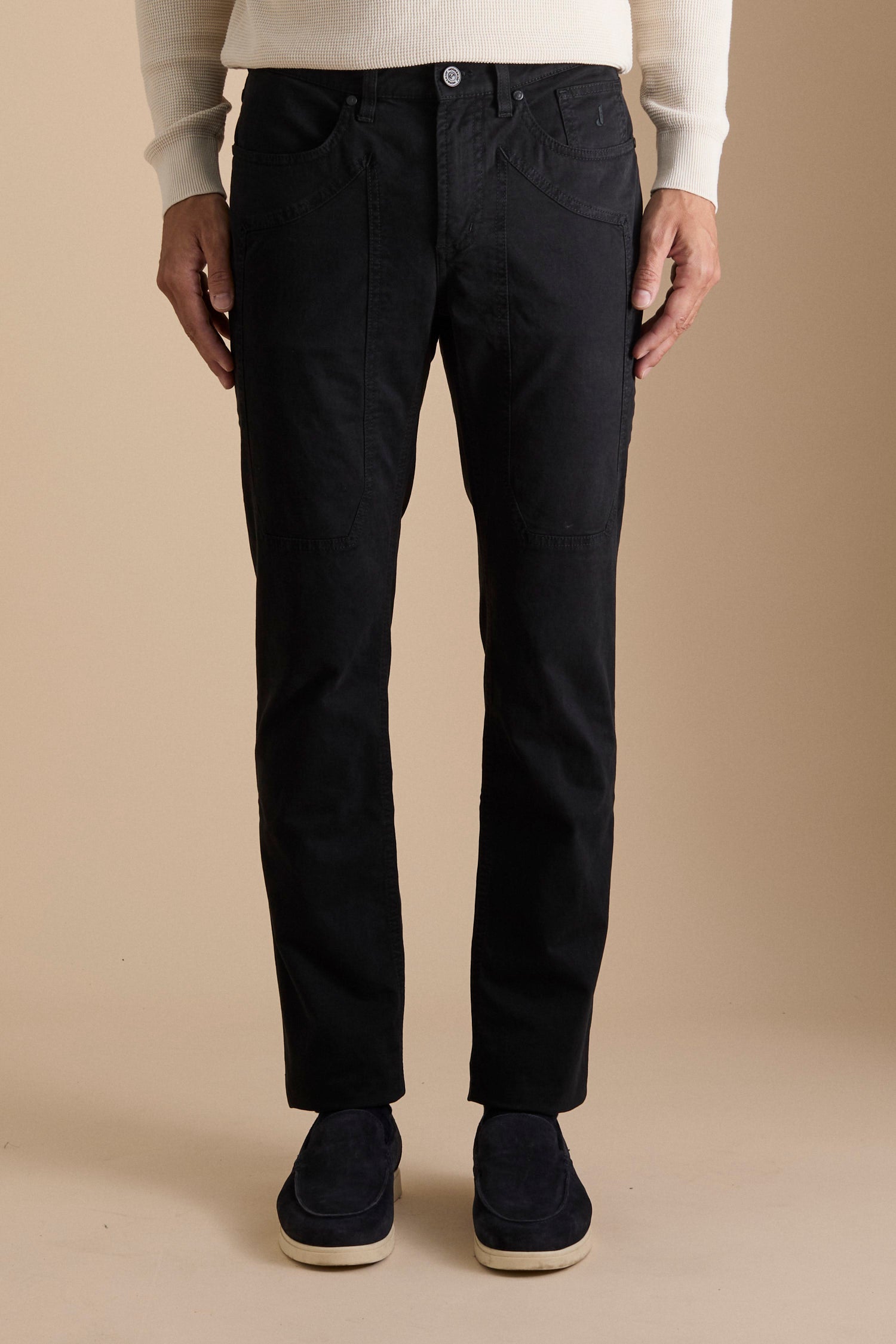 PANTALONE JECKERSON GABARDINA MERIGL JOHN SLIM NERO
