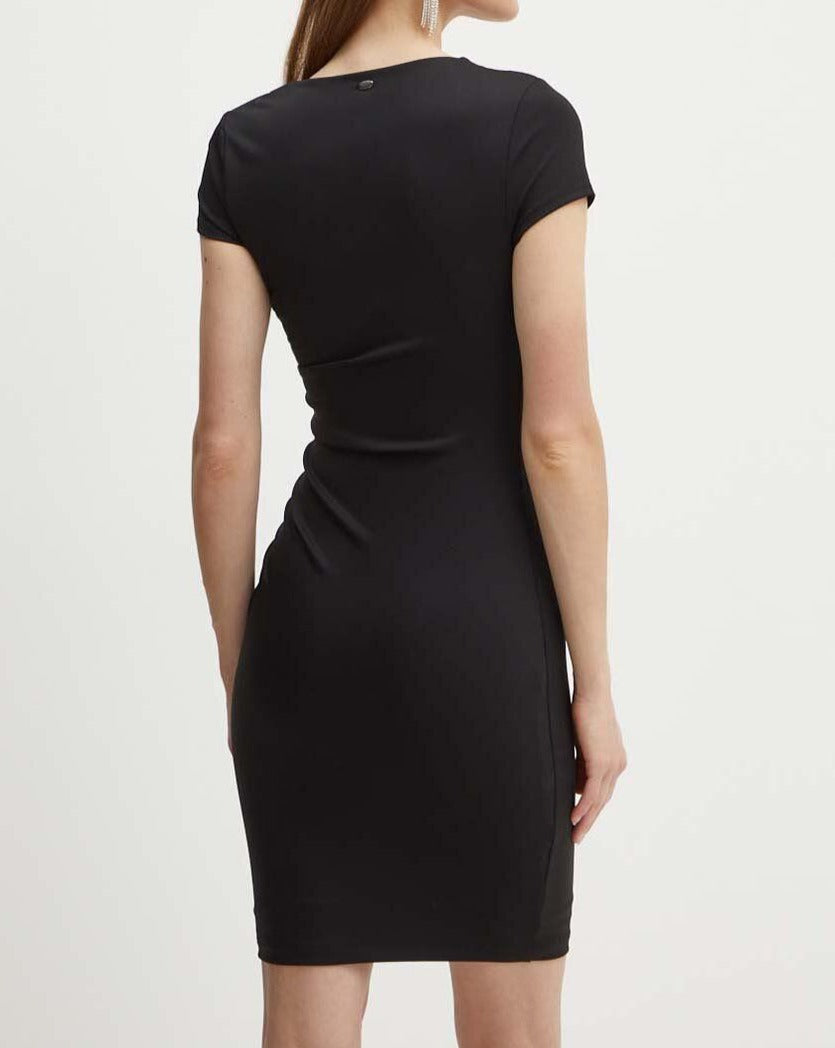 ABITO GUESS ANDY DRESS SCOLLO ASIMMETRICO MC