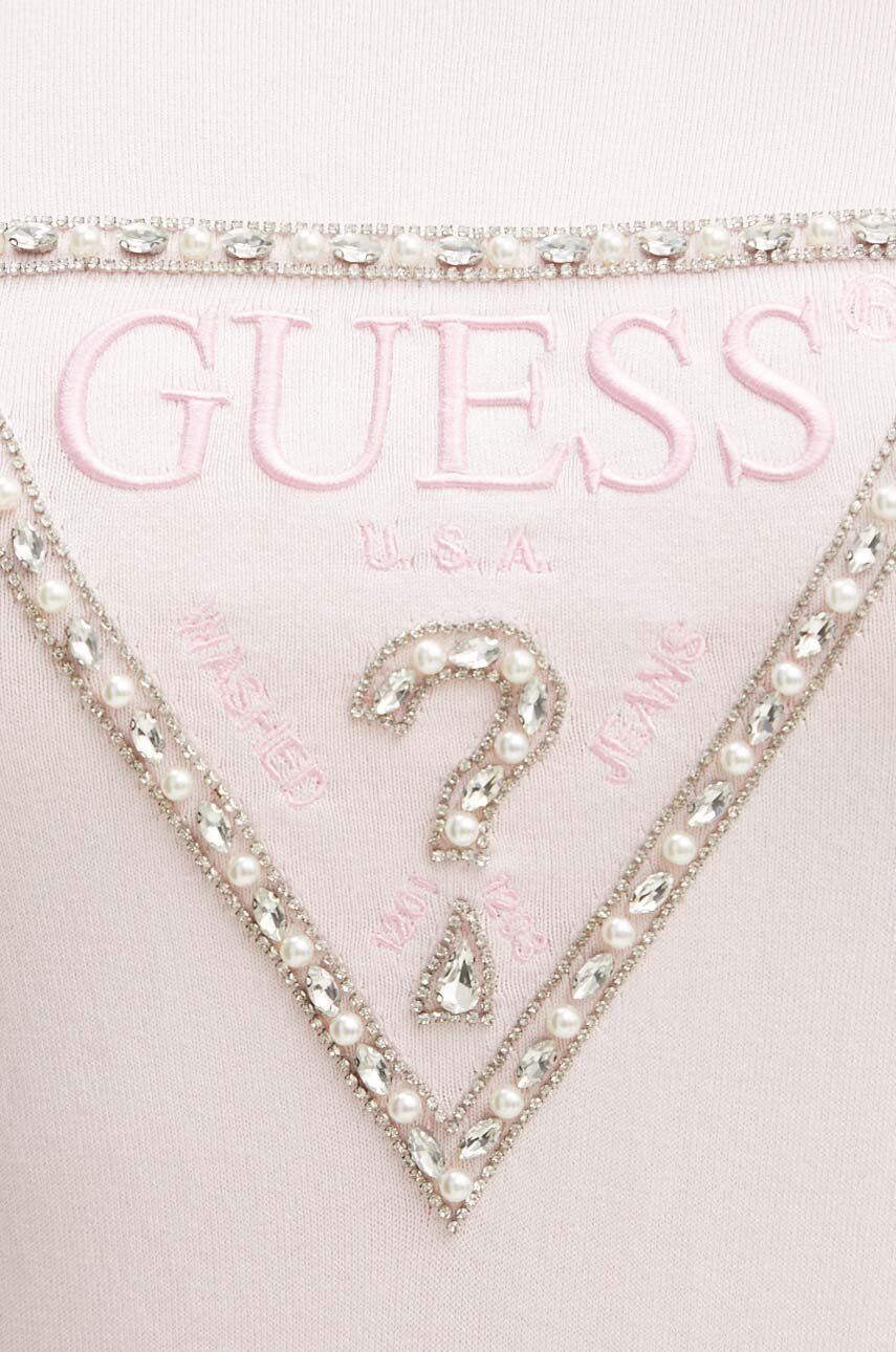 TSHIRT GUESS RYLIE TRIANGLE LOGO ML