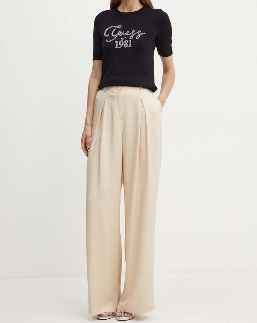 MAGLIA GUESS PALOMA LOGO ML GIROCOLLO