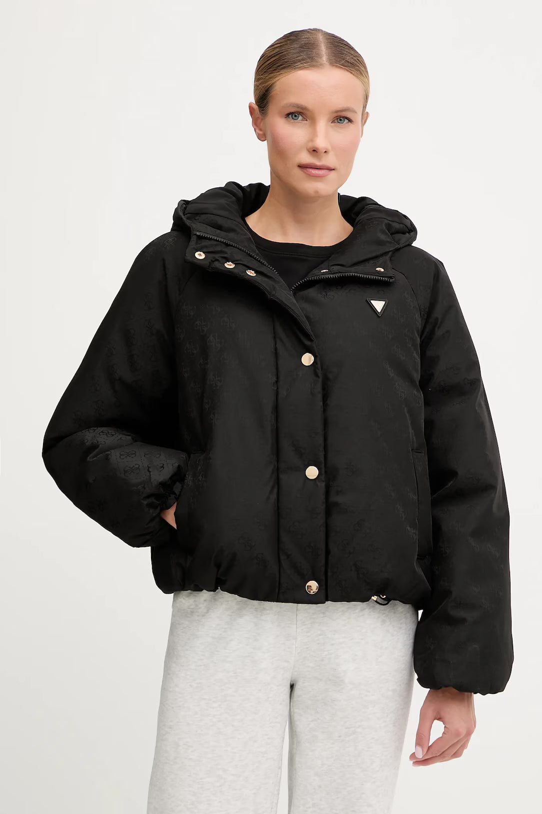 PIUMINO GUESS 4G BOXY PUFFER