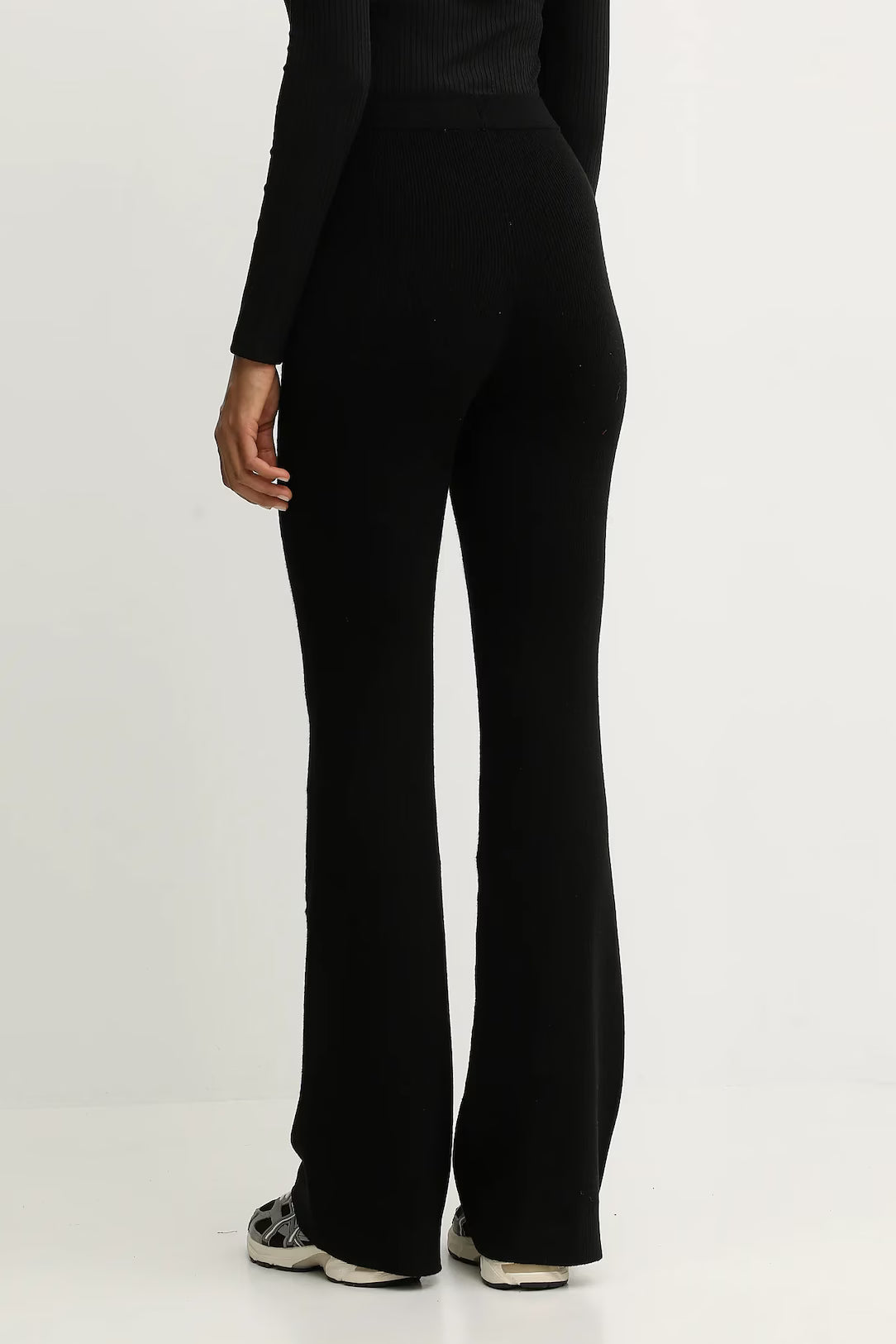 PANTALONE GUESS FLAMINIA RIBBED FLARE