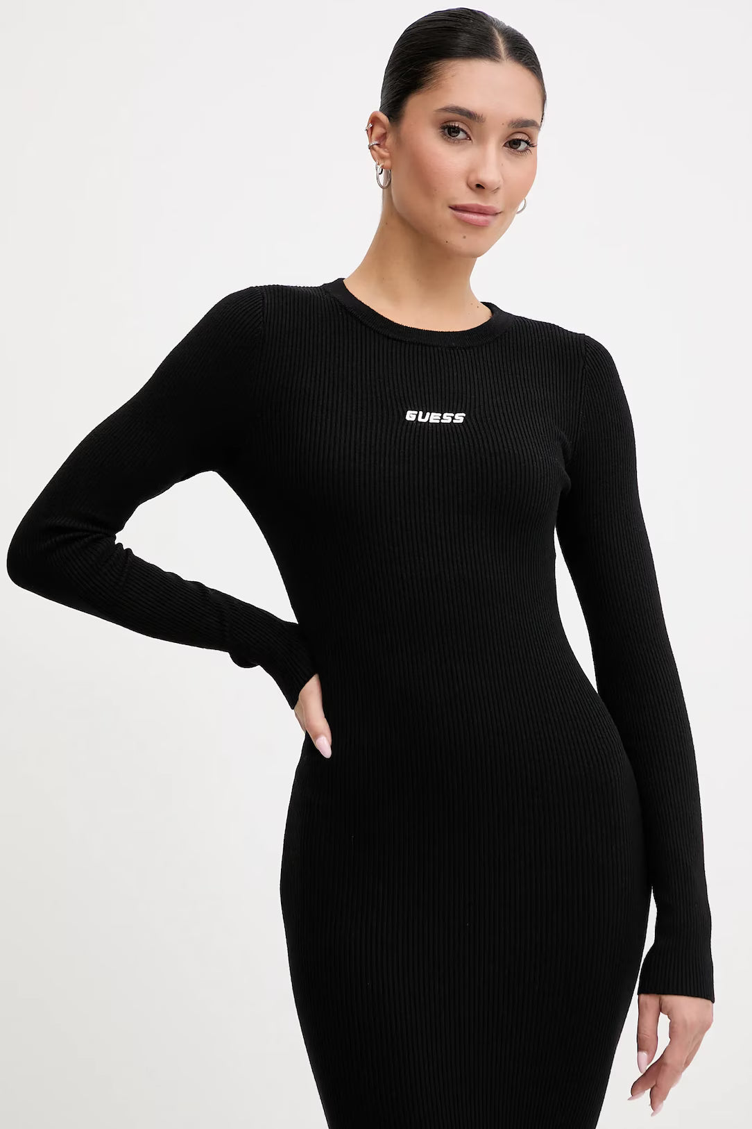 ABITO GUESS VESTITO LUNGO FLAMINIA ML RIBBED