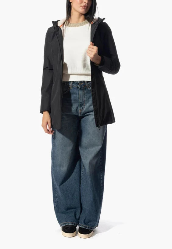 GIUBBOTTO SUNS AURELIA VELOR LISCIO LUNGO