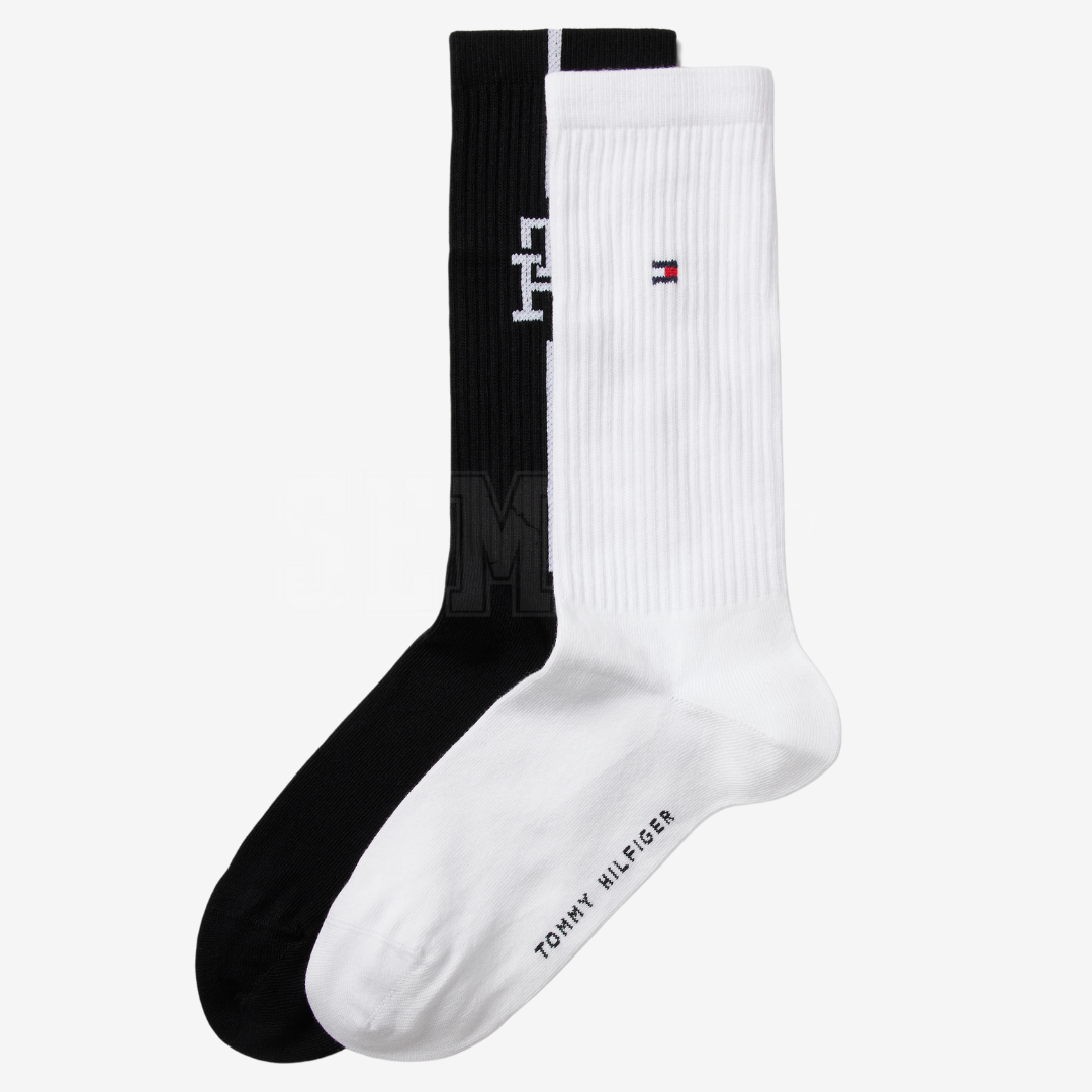 CALZE TOMMY HILFIGER 2 PAIA MONOGRAM