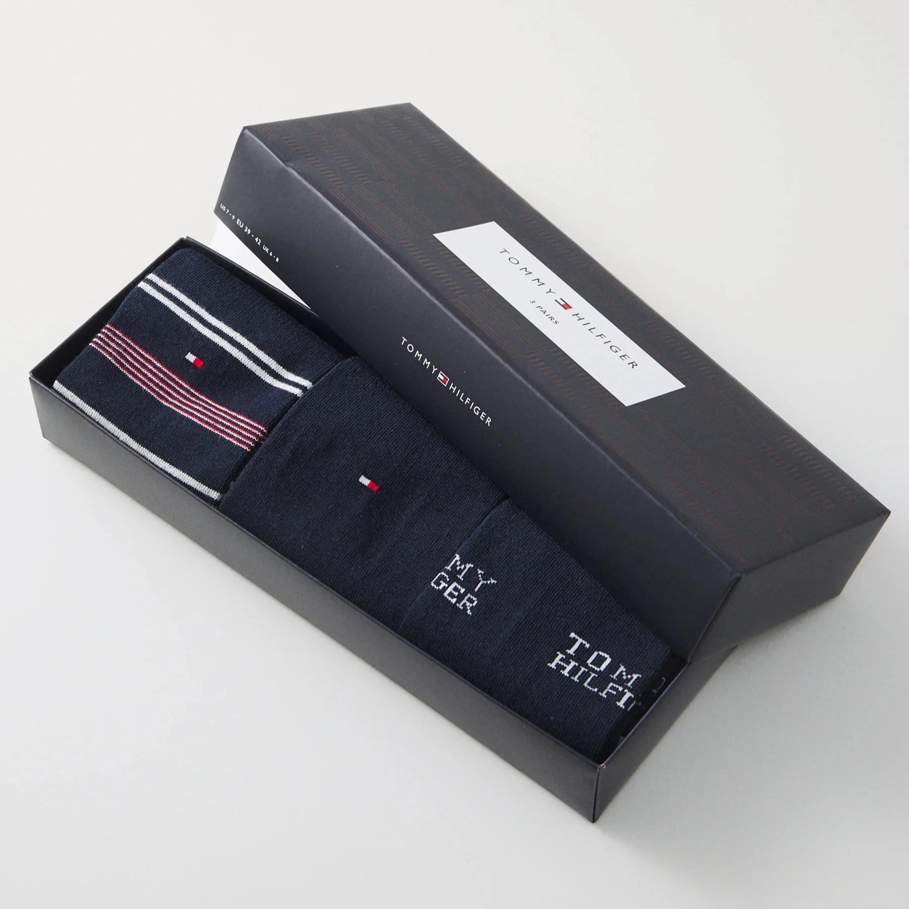 CALZE TOMMY HILFIGER GIFTBOX 3 PAIA