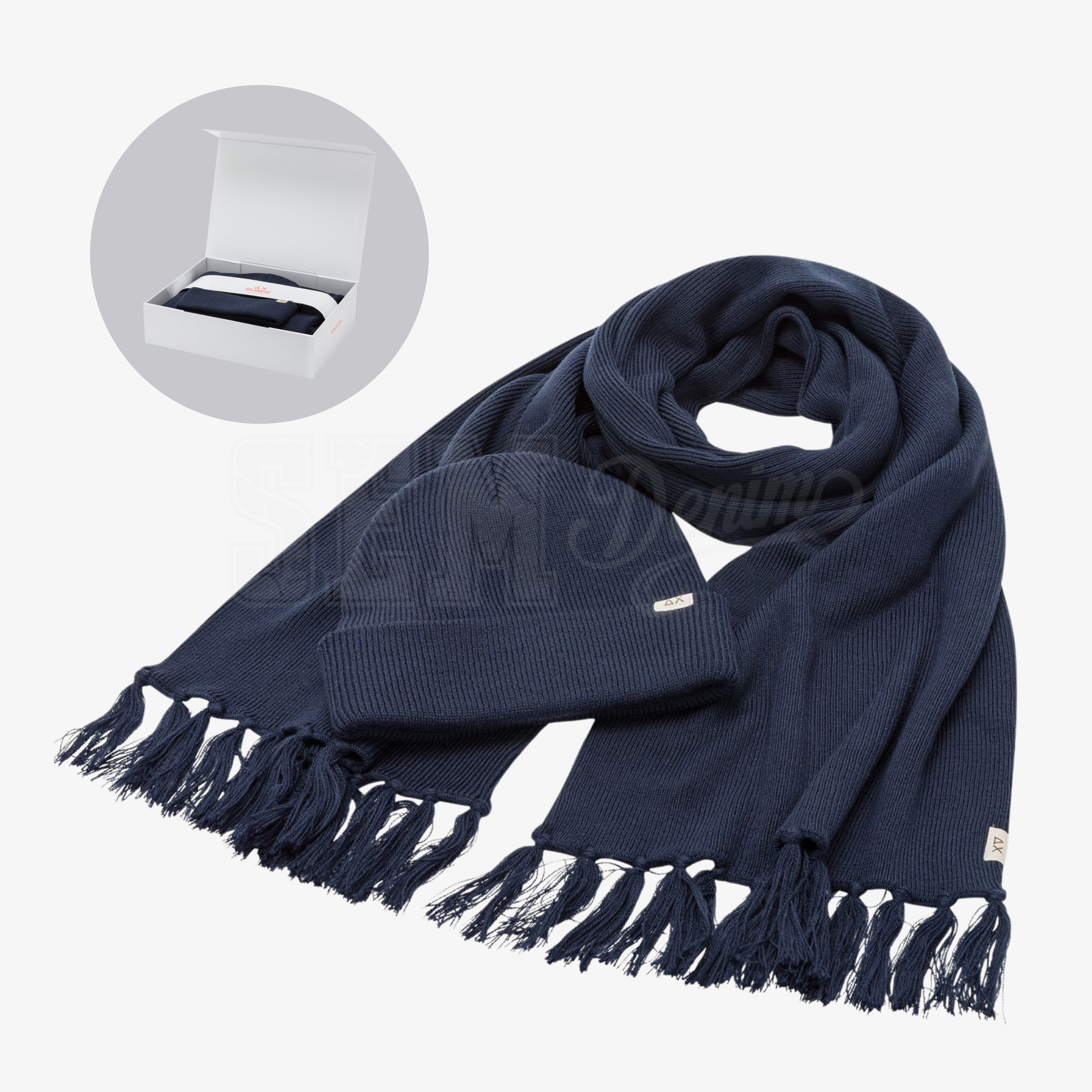 SET CAPPELLO E SCIARPA SUN68 COORDINATO