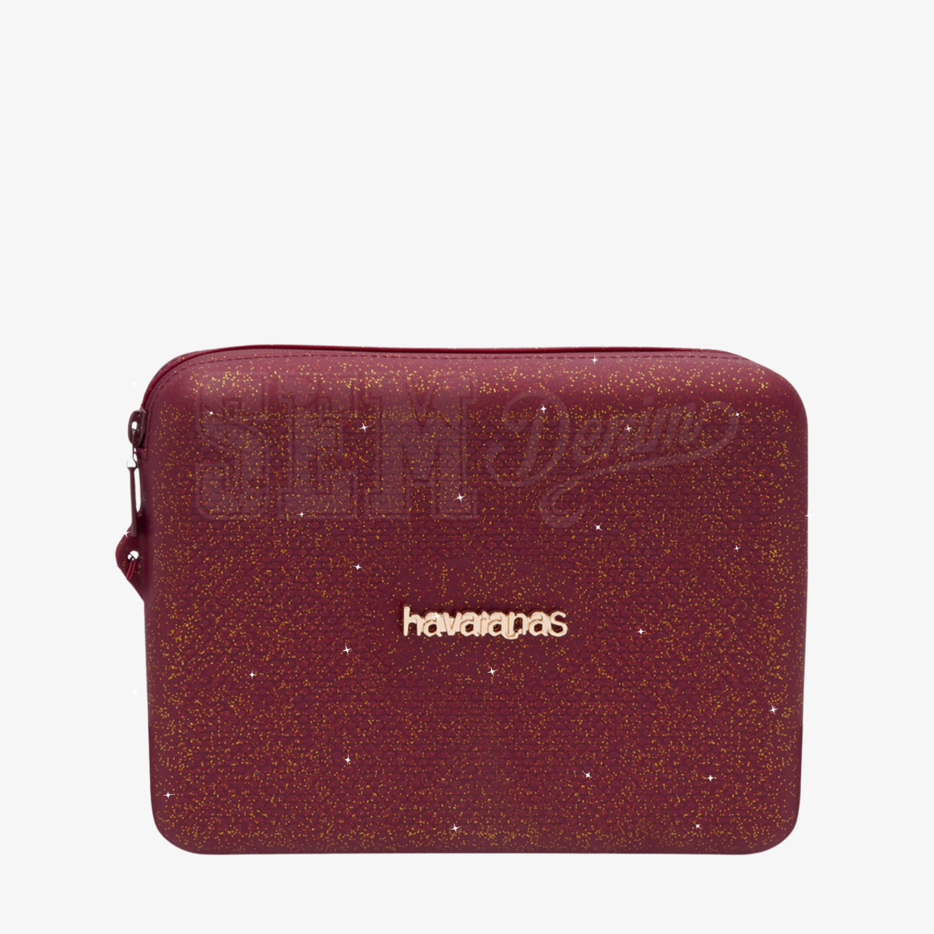 CLUTCH HAVAIANAS POCHETTE NECESSAIRE GLITTER AMARANTH