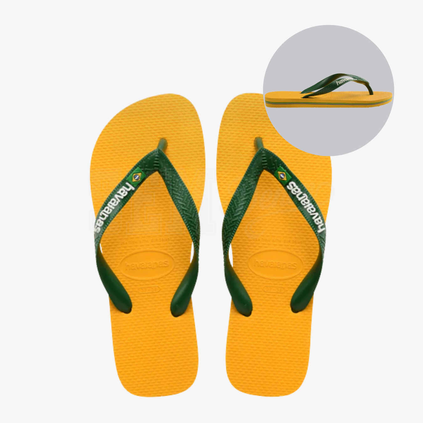 INFRADITO HAVAIANAS BRASIL LOGO POP YELLOW