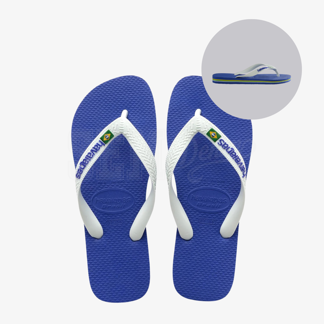 INFRADITO HAVAIANAS BRASIL LOGO BLU MARINE
