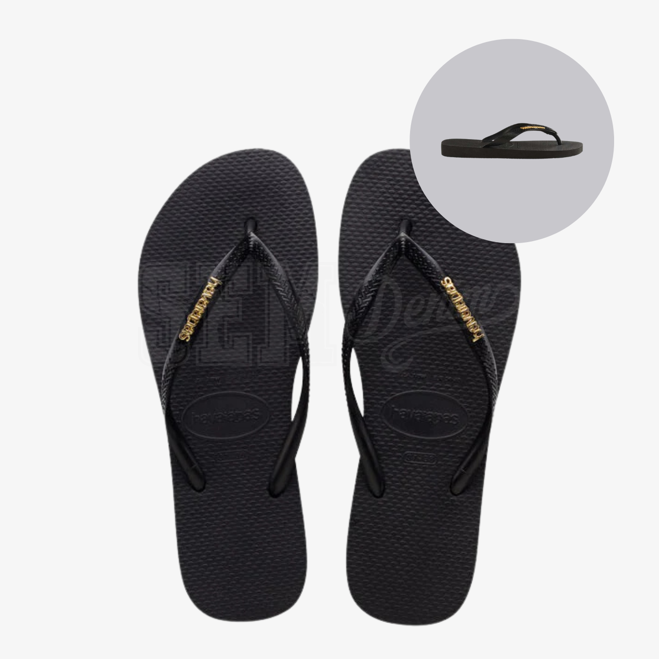 INFRADITO HAVAIANAS TOP LOGO METALLIC