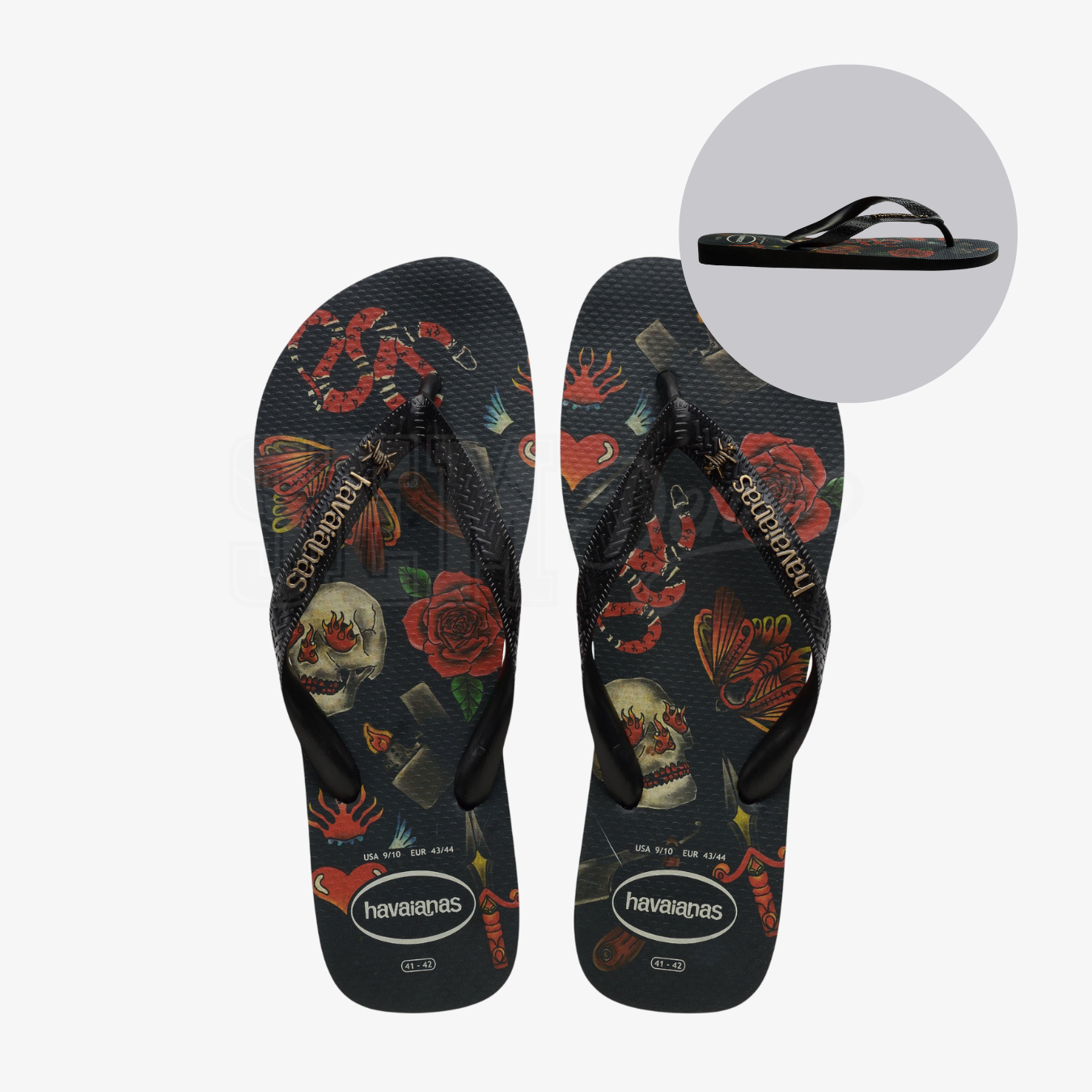 INFRADITO HAVAIANAS TOP TRIBO BLACK
