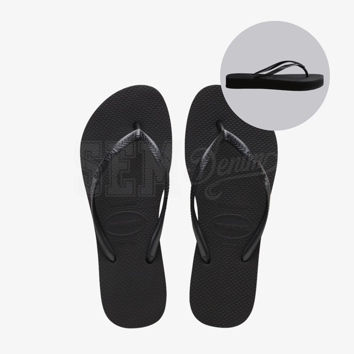 INFRADITO HAVAIANAS SLIM FLATFORM NERO