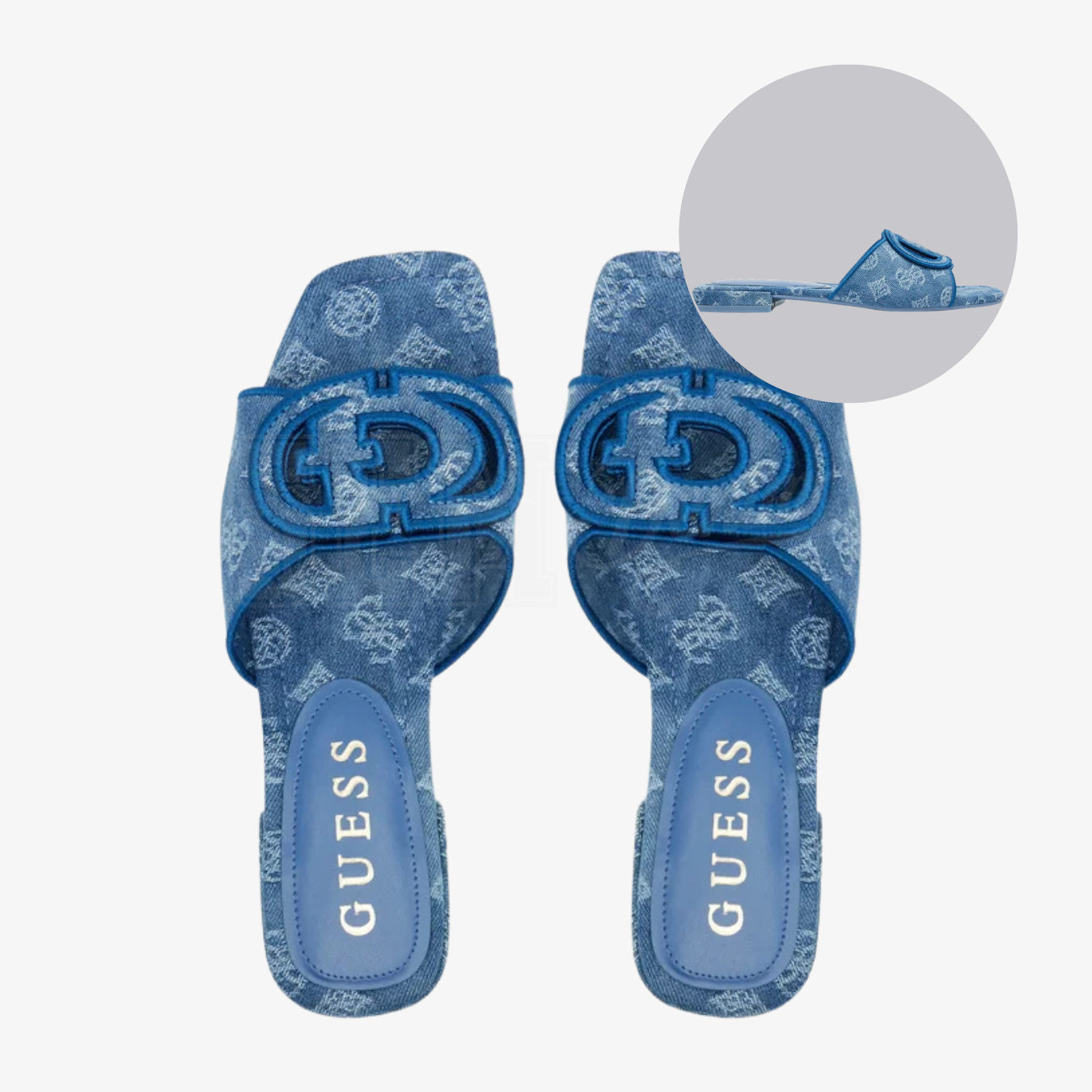 MULES GUESS CIABATTA TARISHAE BLU