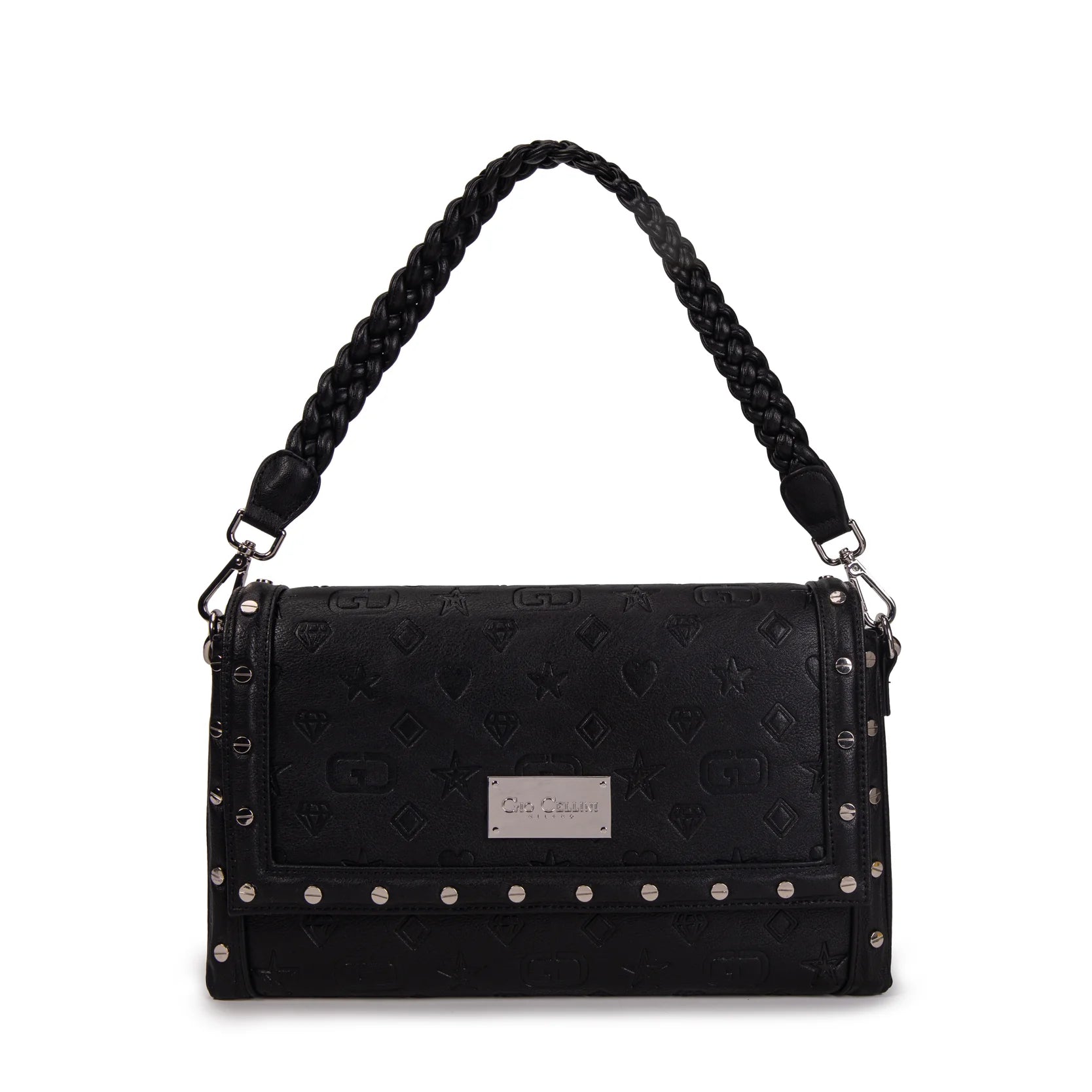 BORSA GIO CELLINI ANGELINA TRIS TRACOLLA LOGO