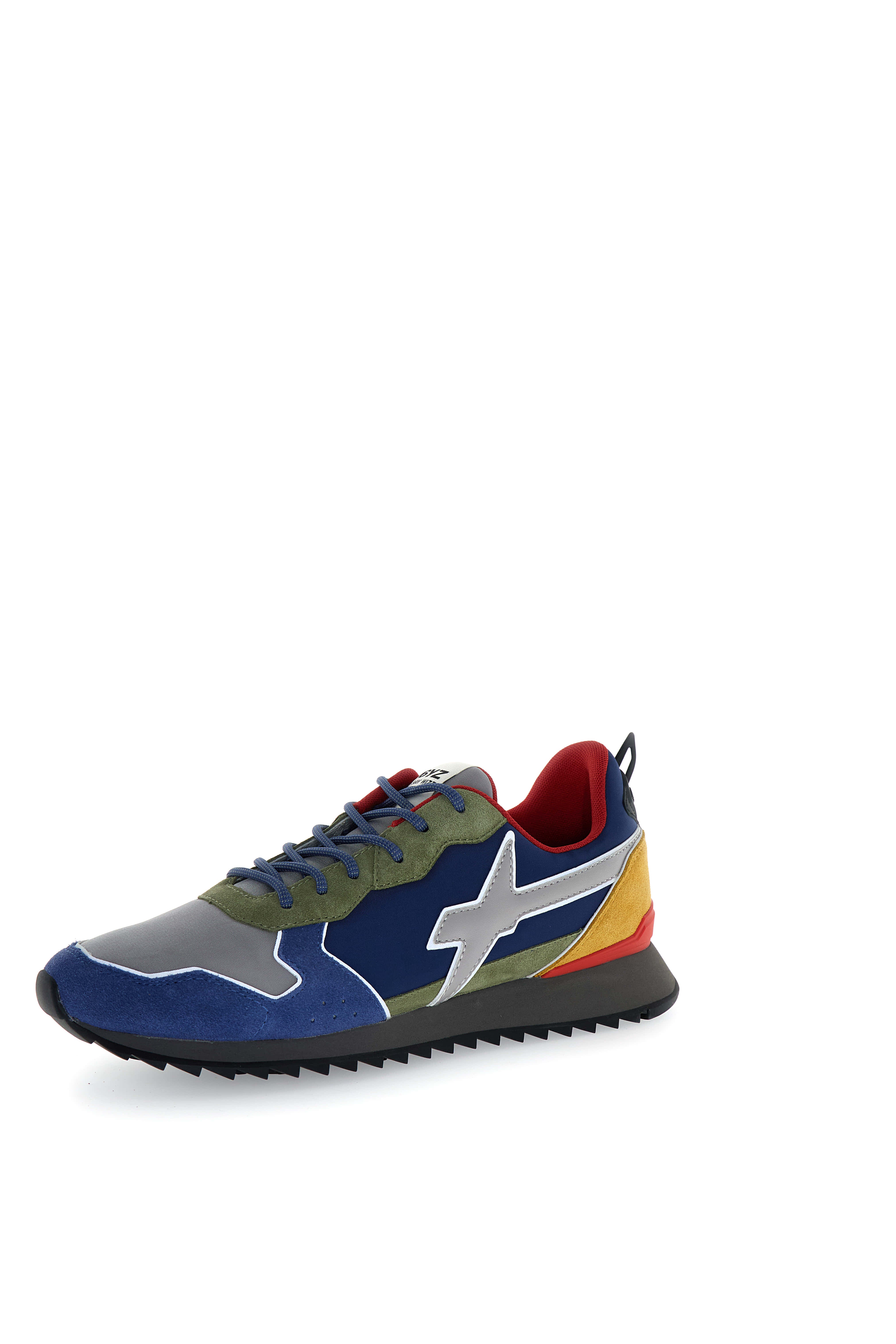 SCARPE WIZZ JUST SAY WIZZ JET-M SUEDE AZZURRO GREY NAVY