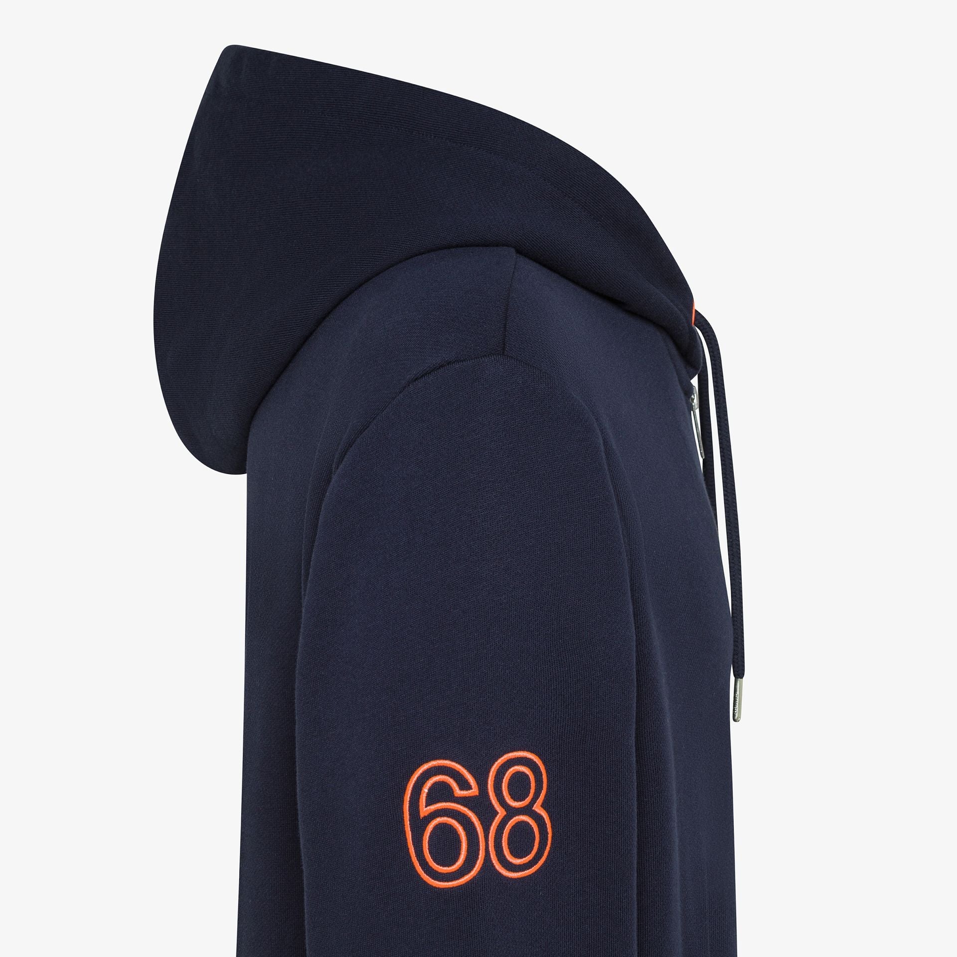 FELPA SUN68 ZIP CAPPUCCIO BIG LOGO FLUO FLEECE