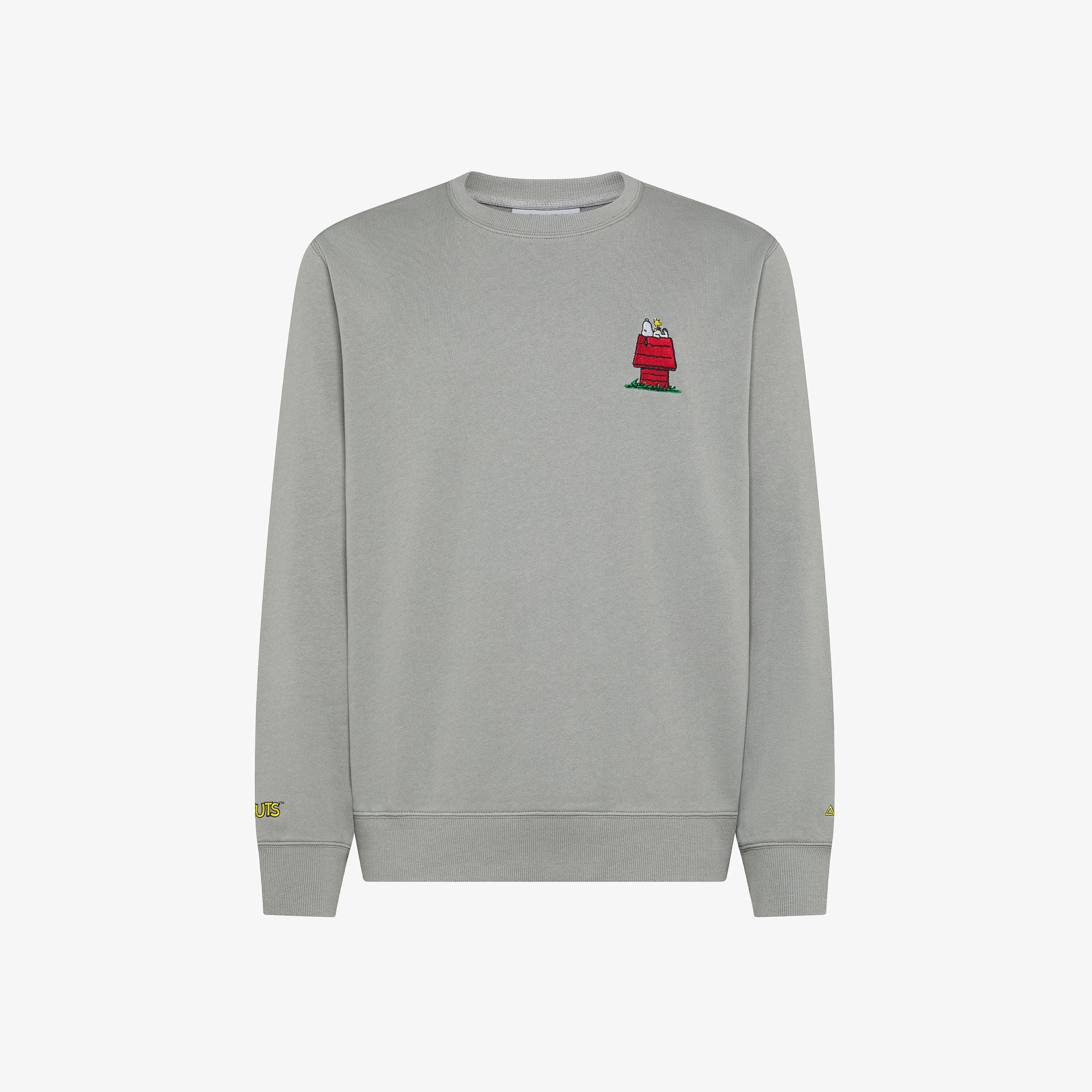 FELPA SUN68 X PEANUTS GIROCOLLO SMALL RICAMO SNOOPY