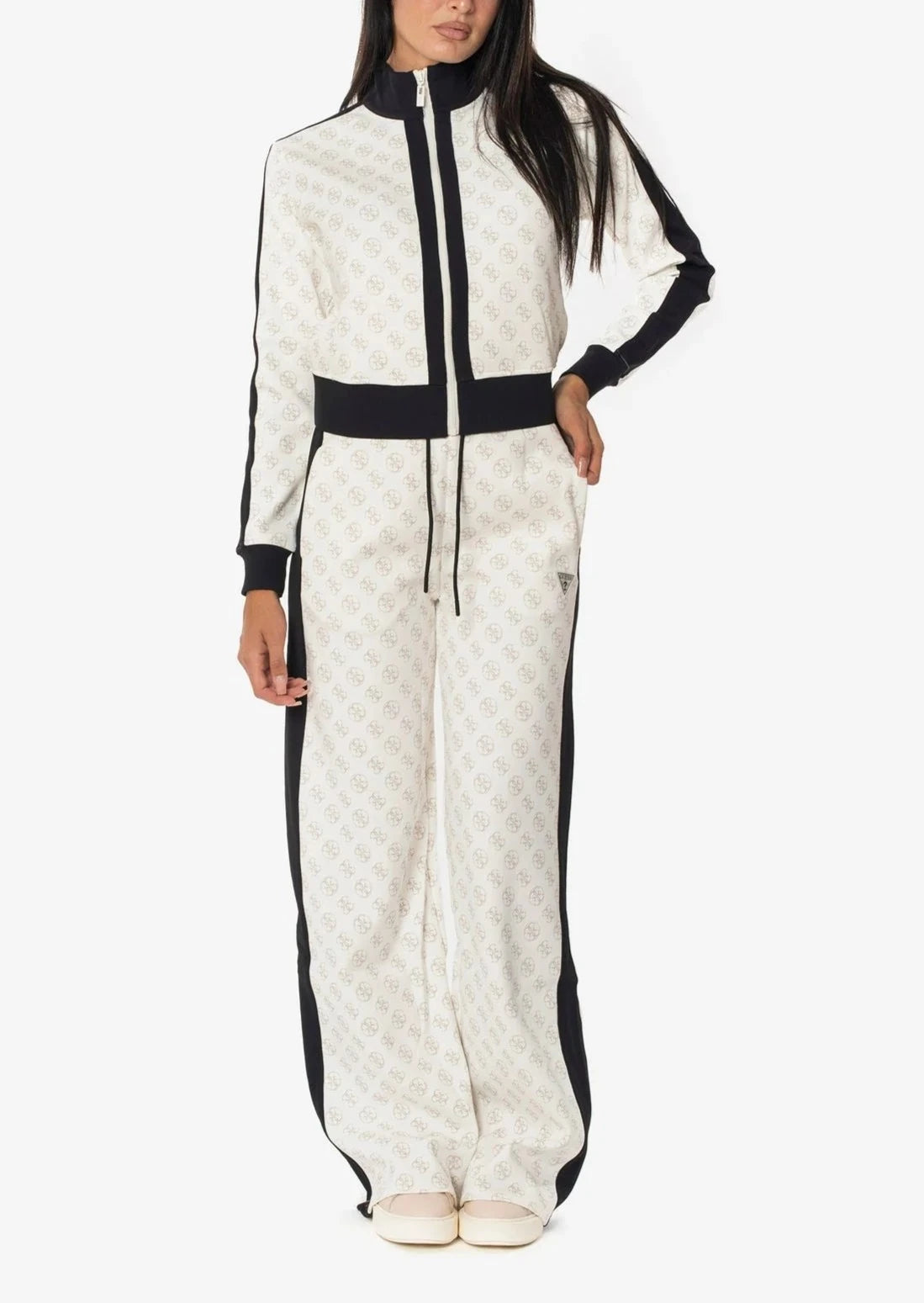 FELPA GUESS ELEA CON COLLO ALZATO