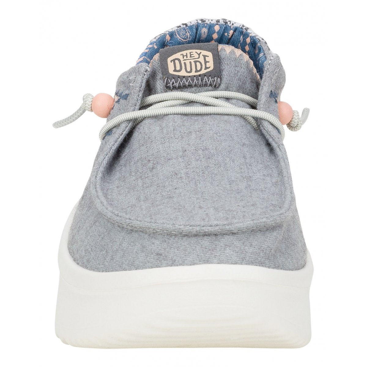 WENDY PEAK CHAMBRAY WOVEN W PLATFORM GRIGIO