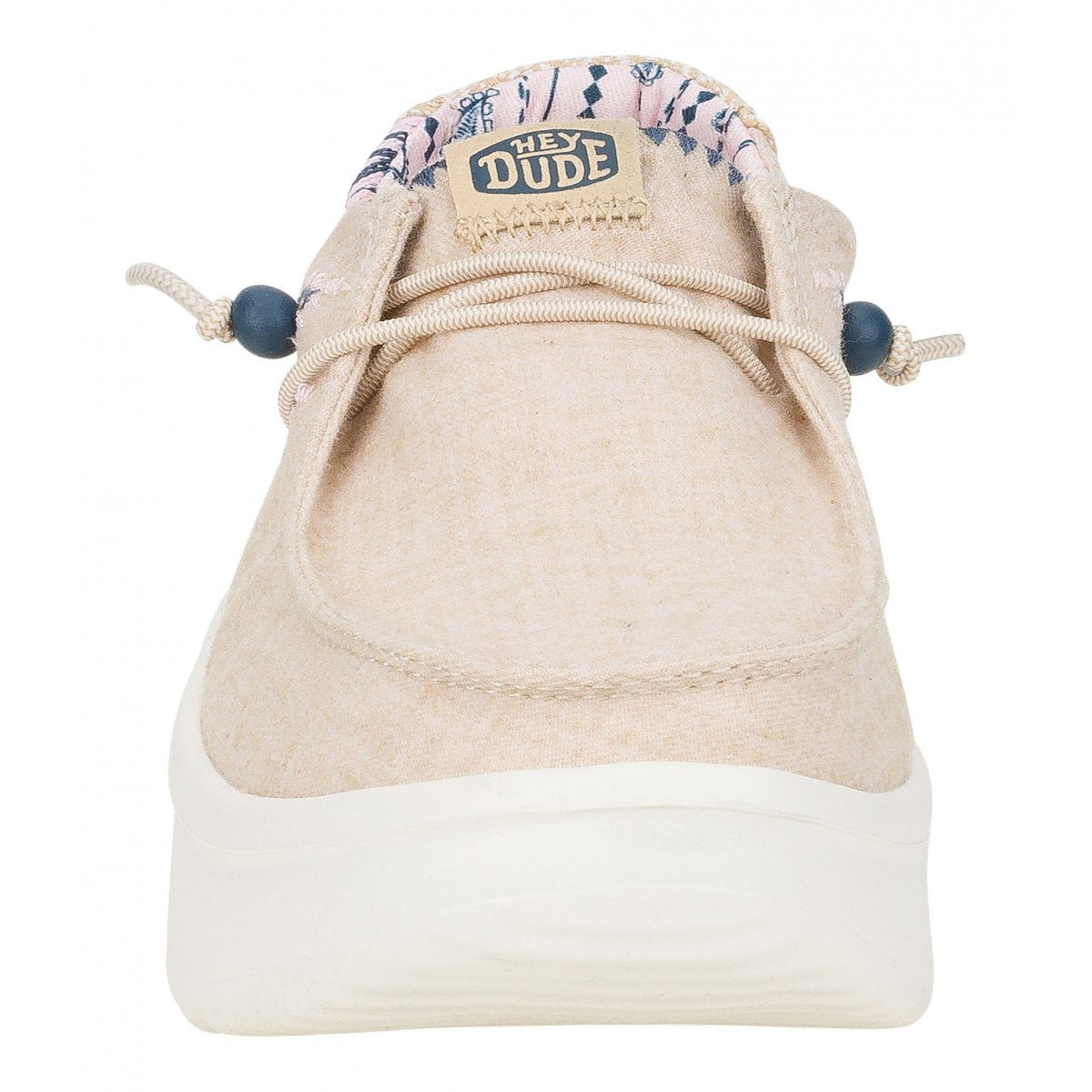 WENDY PEAK CHAMBRAY WOVEN W PLATFORM TAN