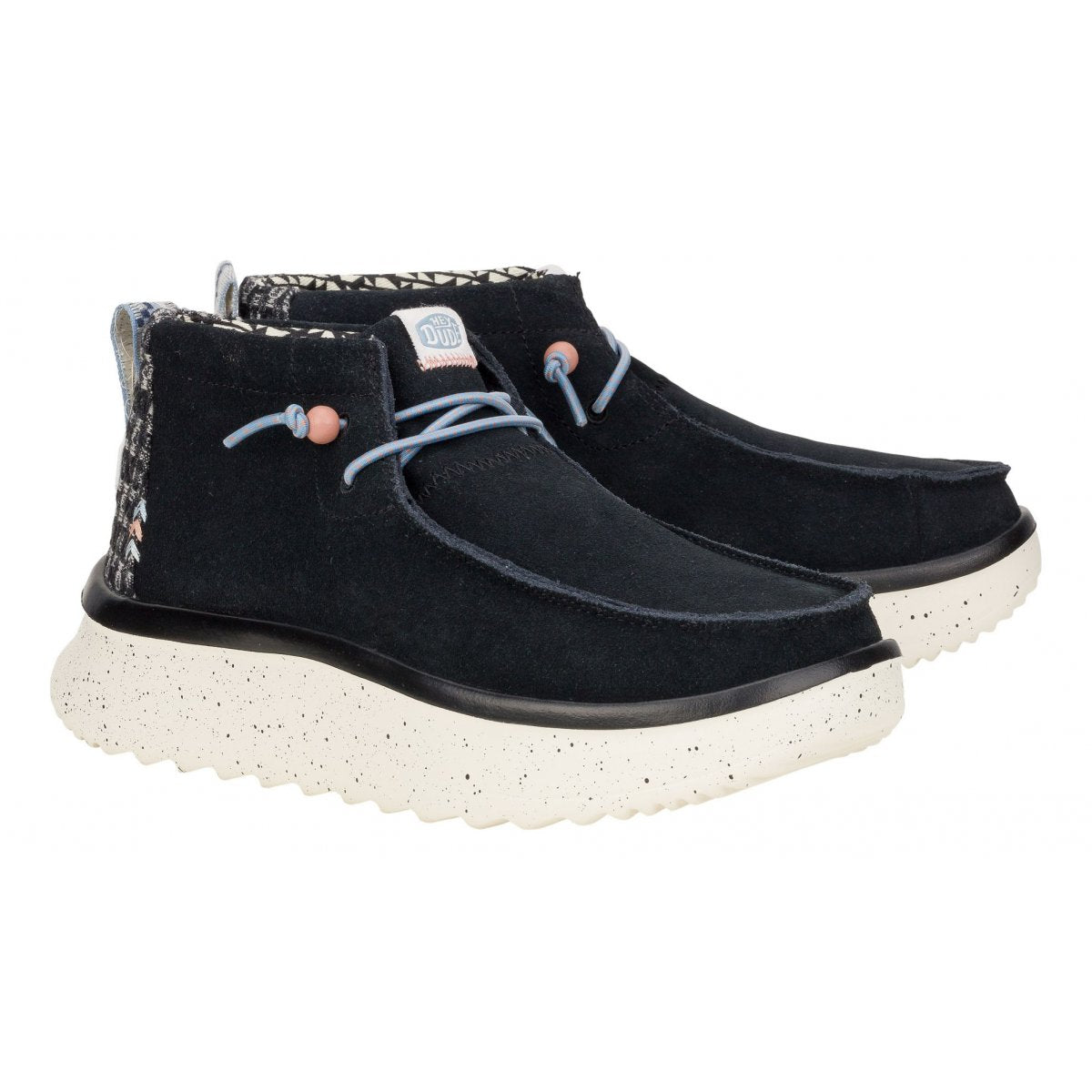MOCASSINO HEY DUDE HIGH WENDY PEAK SUEDE