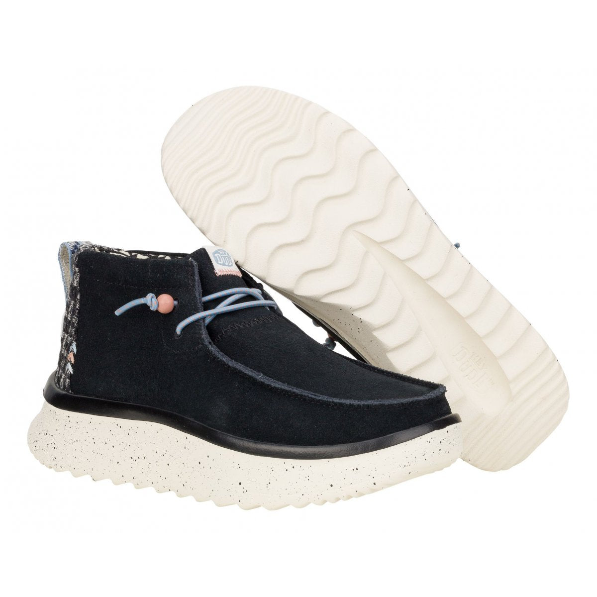 MOCASSINO HEY DUDE HIGH WENDY PEAK SUEDE