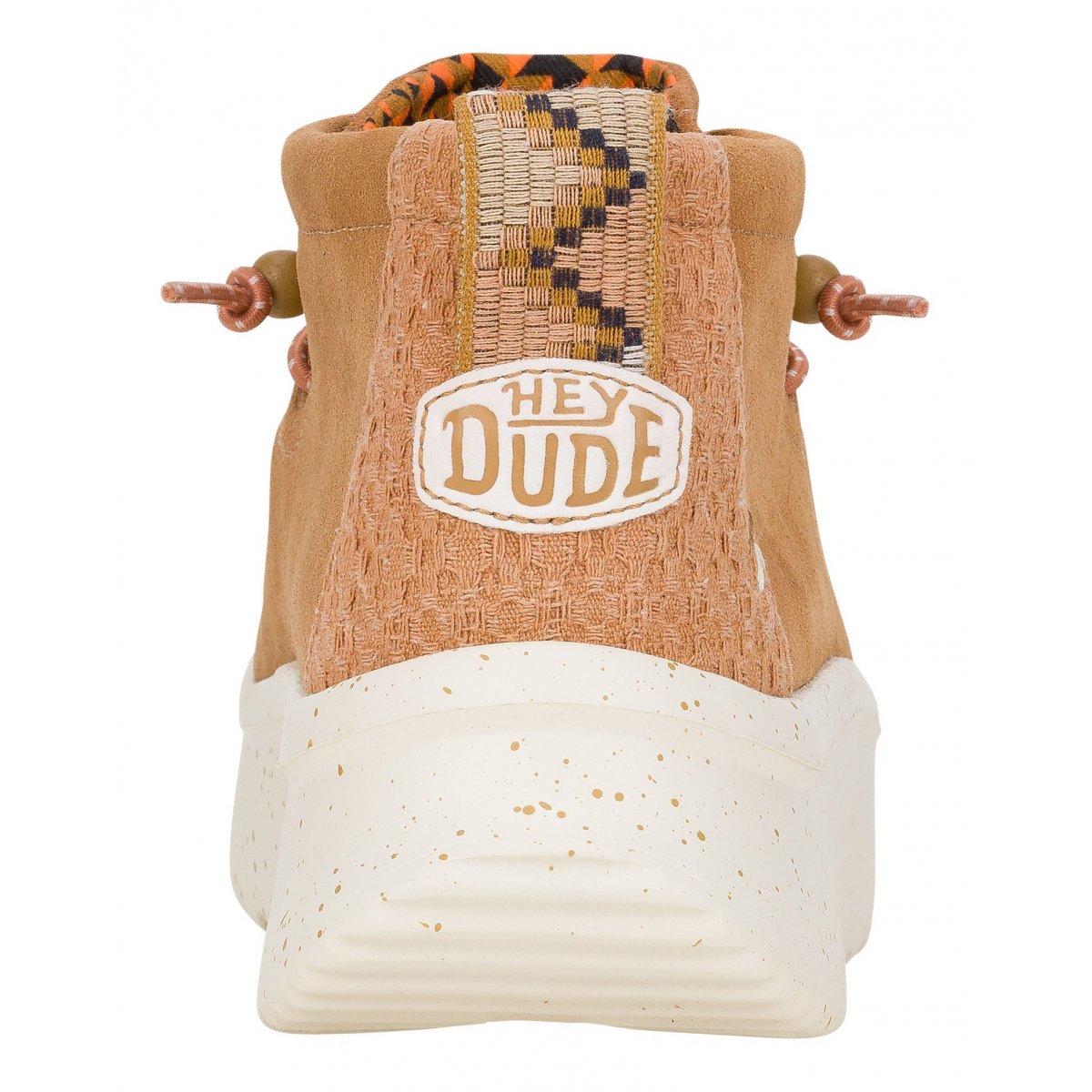 MOCASSINO HEY DUDE HIGH WENDY PEAK SUEDE CAMMELLO