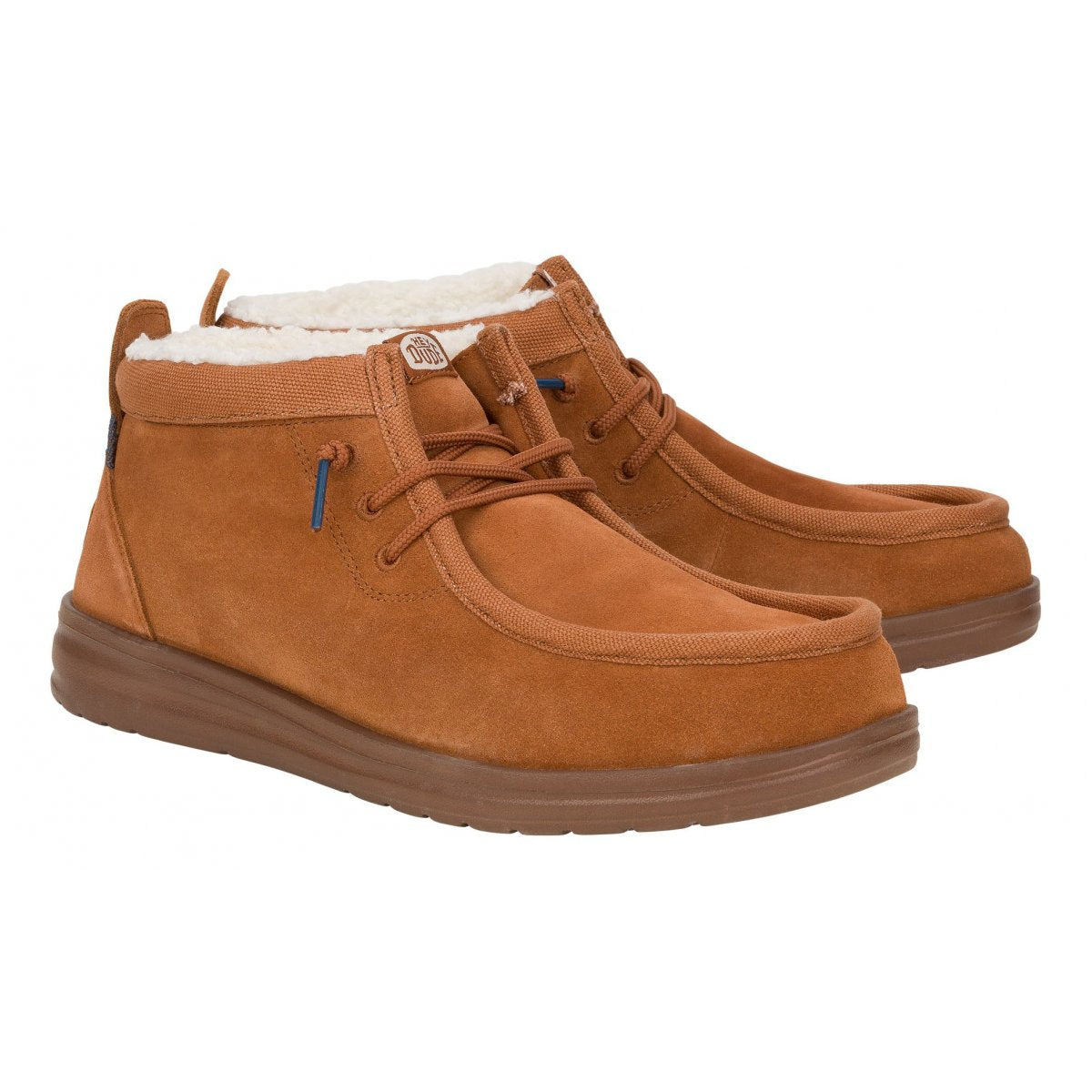 MOCASSINO HEY DUDE WALLY MID GRIP WARMTH CAMMELLO