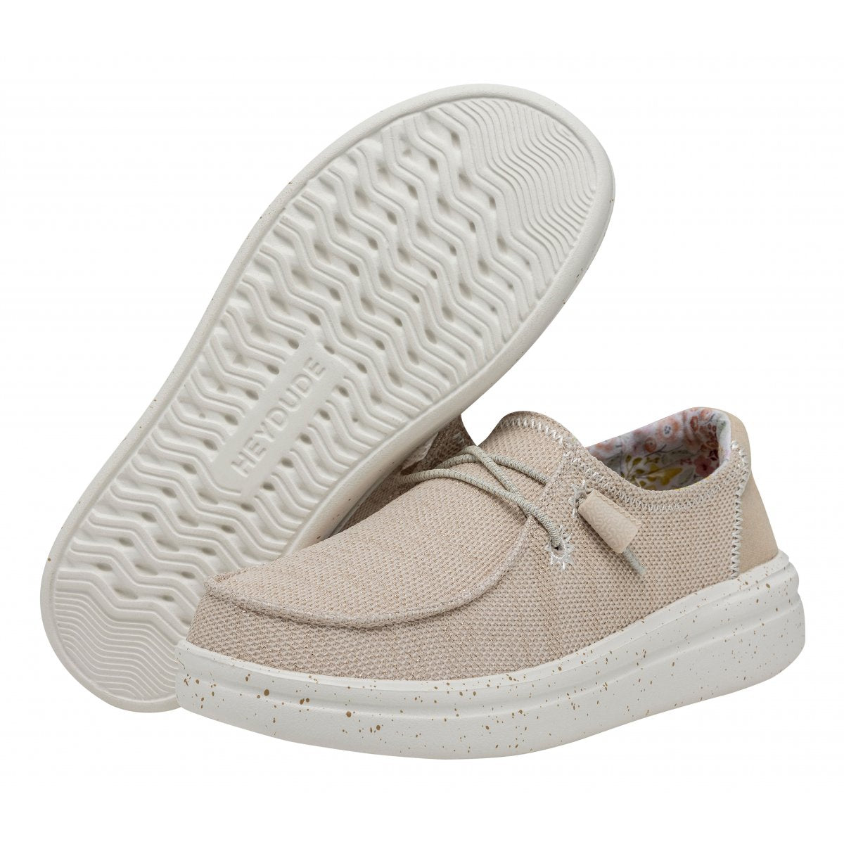 MOCASSINO HEYDUDE WENDY RISE STRETCH W ROSA DOVE