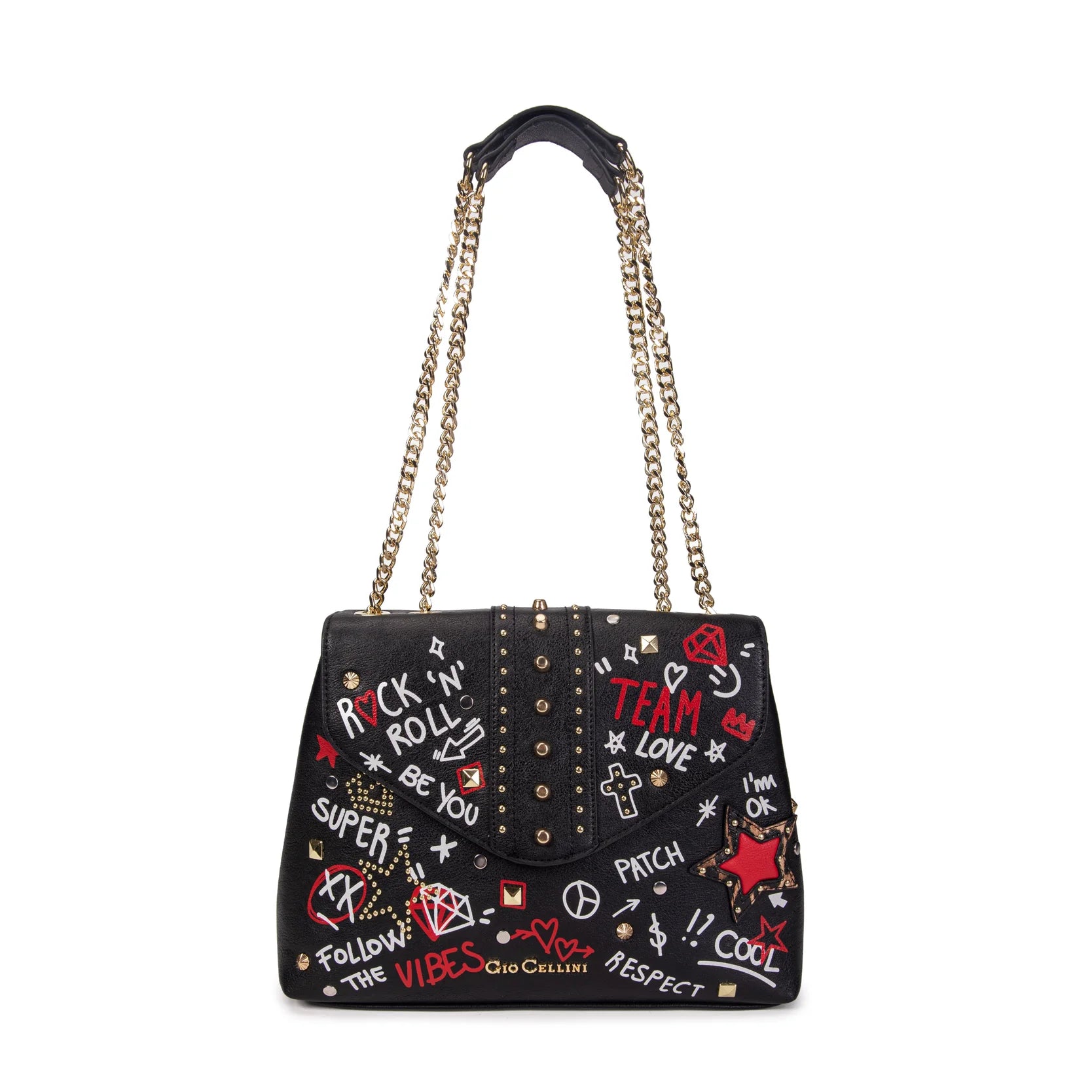 BORSA GIO CELLINI MEGAN N TRACOLLA CATENA HEARTS