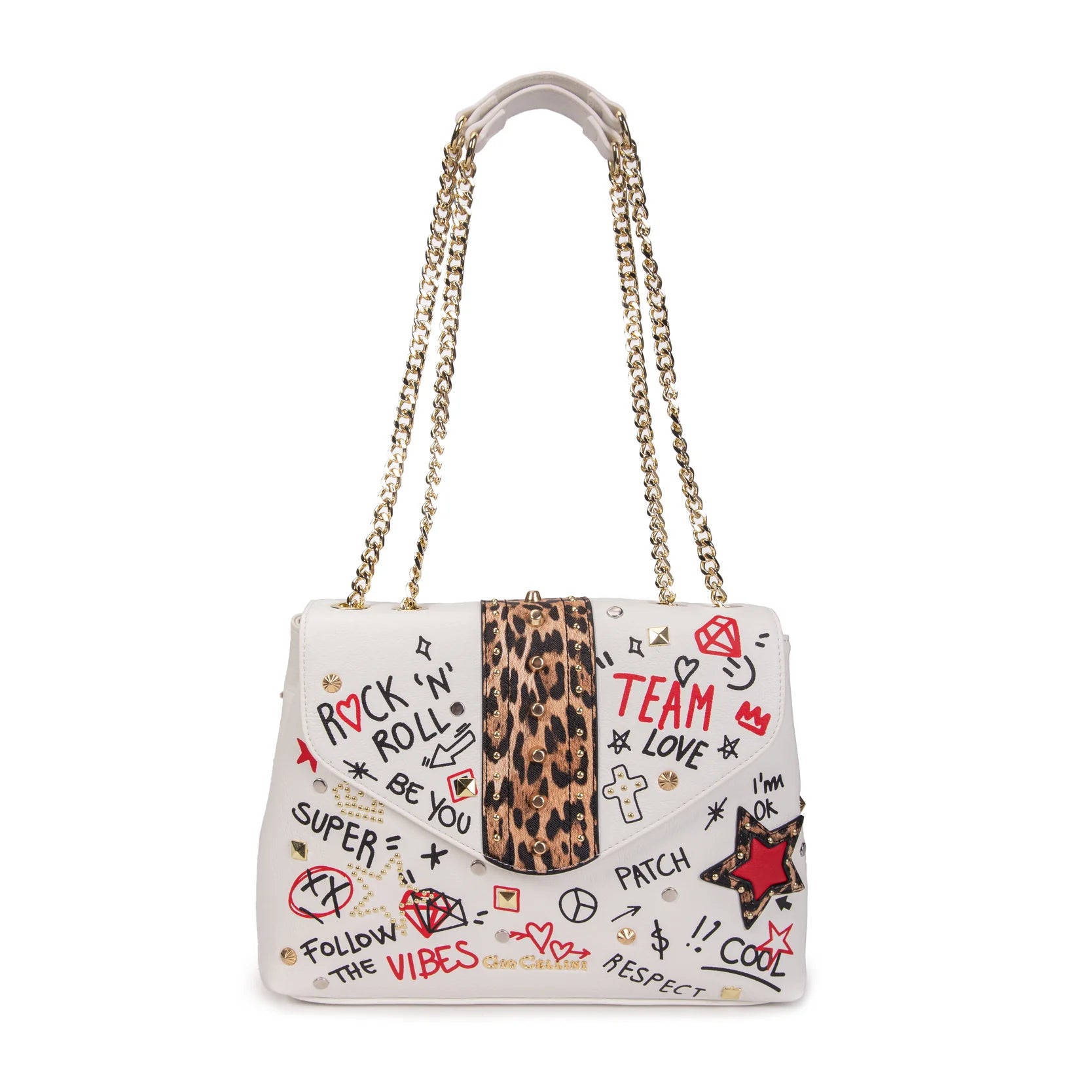 BORSA GIO CELLINI MEGAN N TRACOLLA CATENA HEARTS