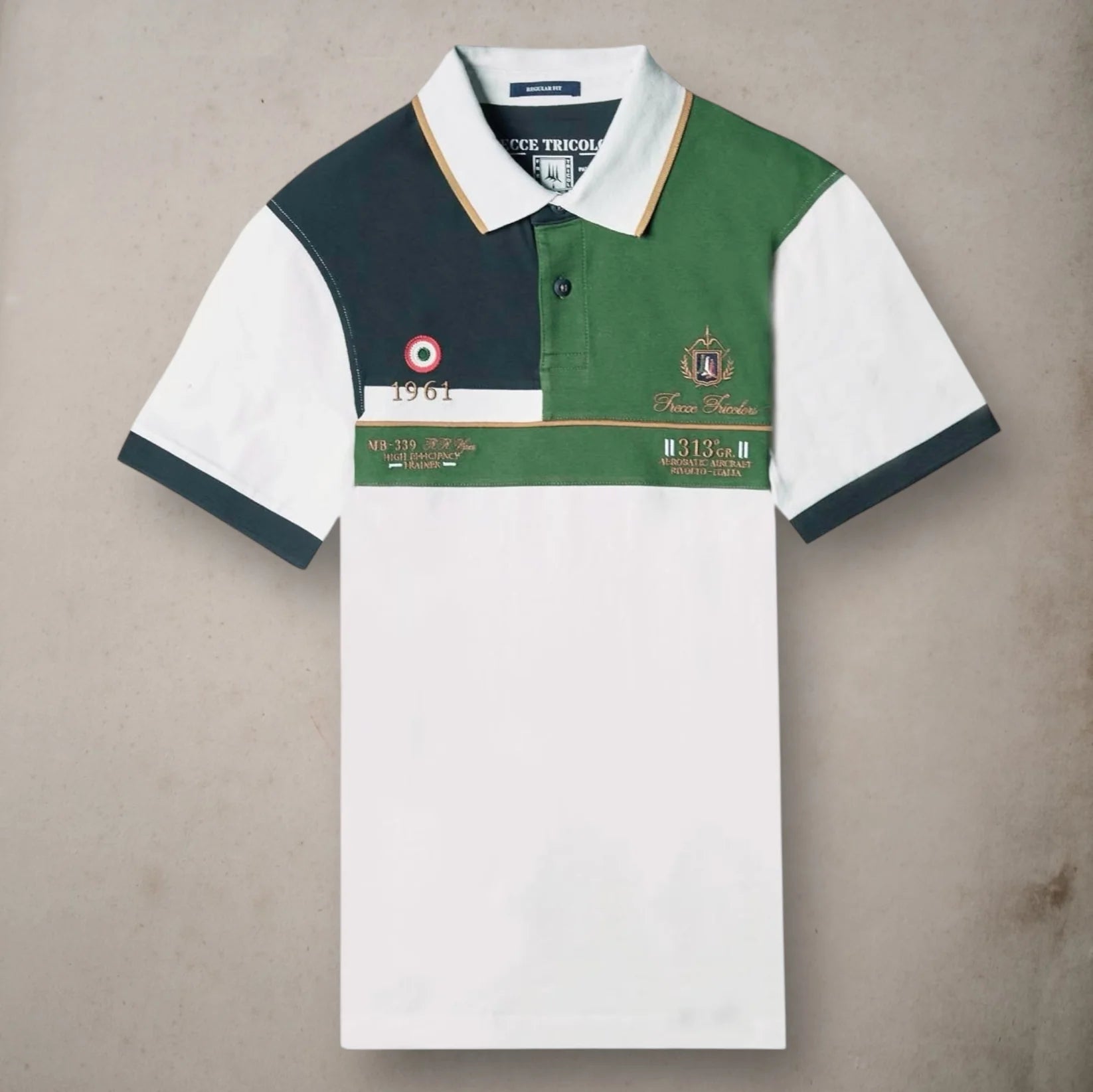 POLO AERONAUTICA MILITARE MC TRICOLOR