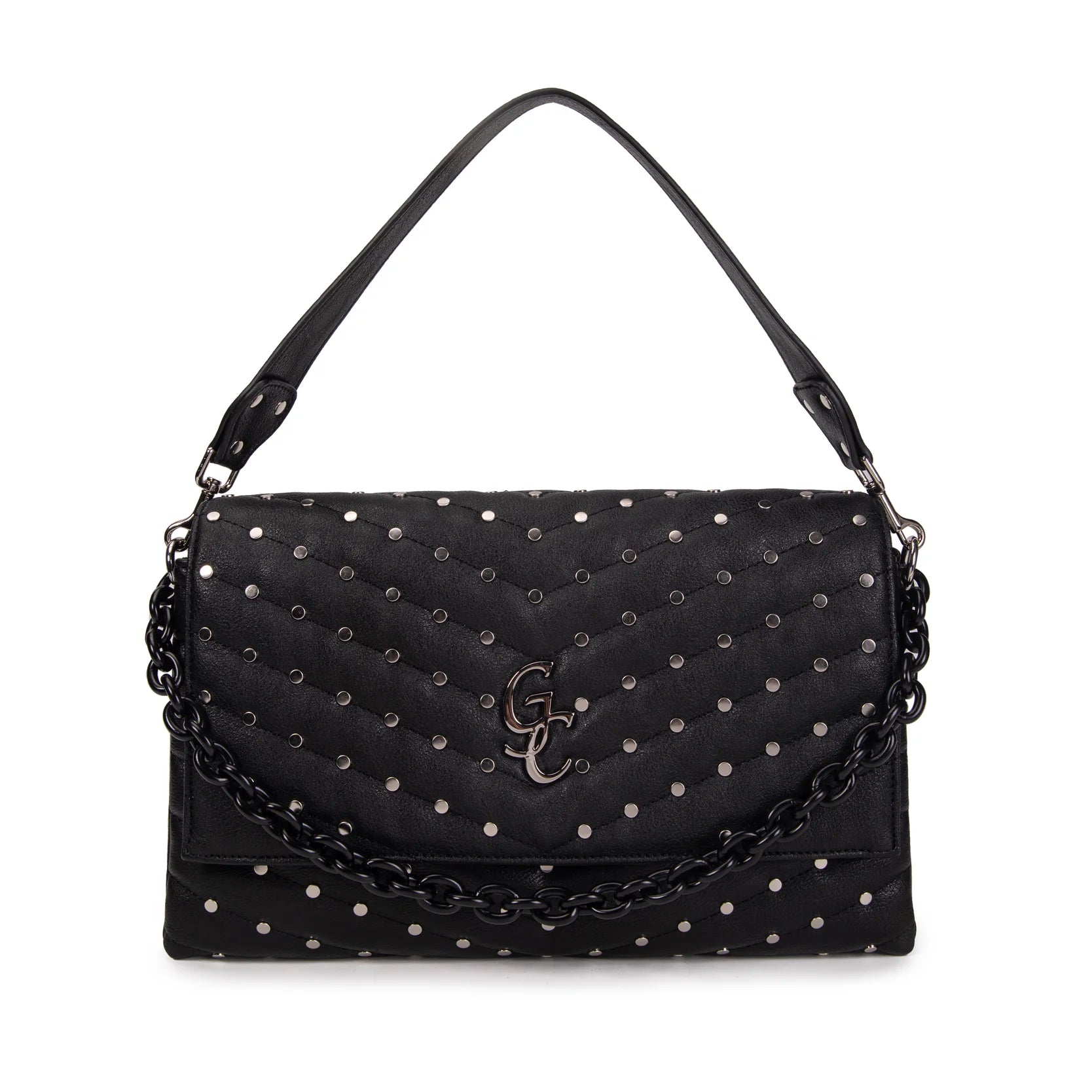 BORSA GIO CELLINI ANGELINA SPALLA TRIS MICRO STUDS