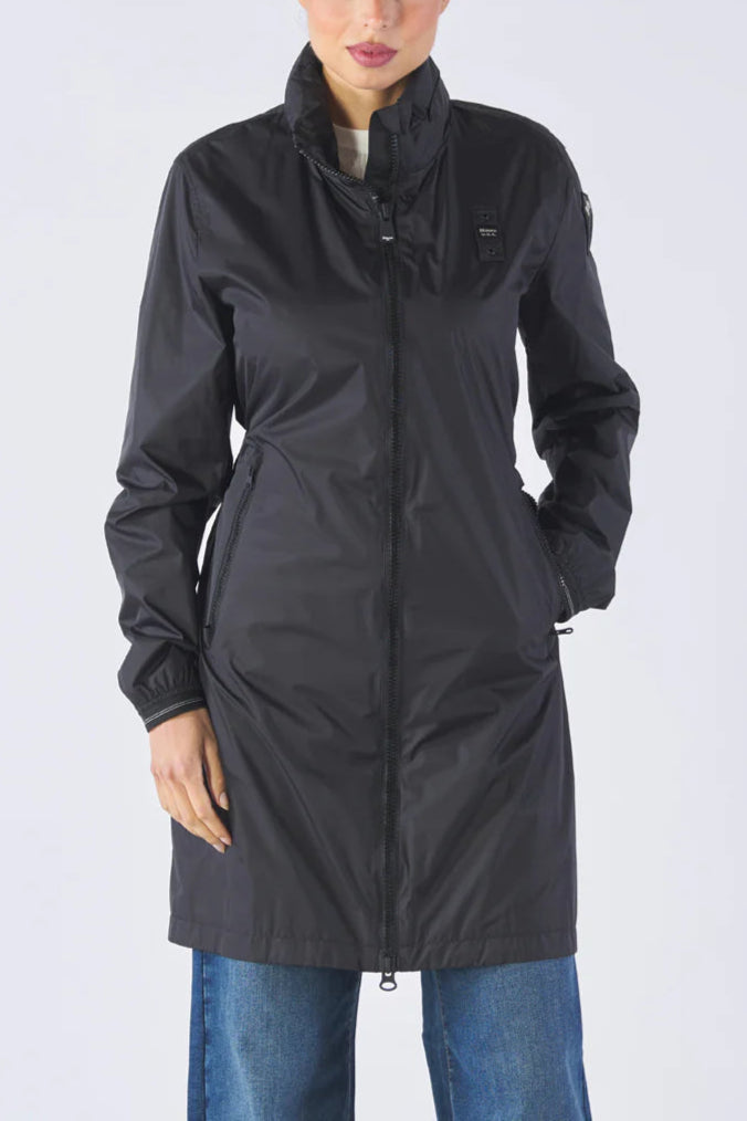 GIUBBINO BLAUER IMPERMEABILE TRENCH FODERATO