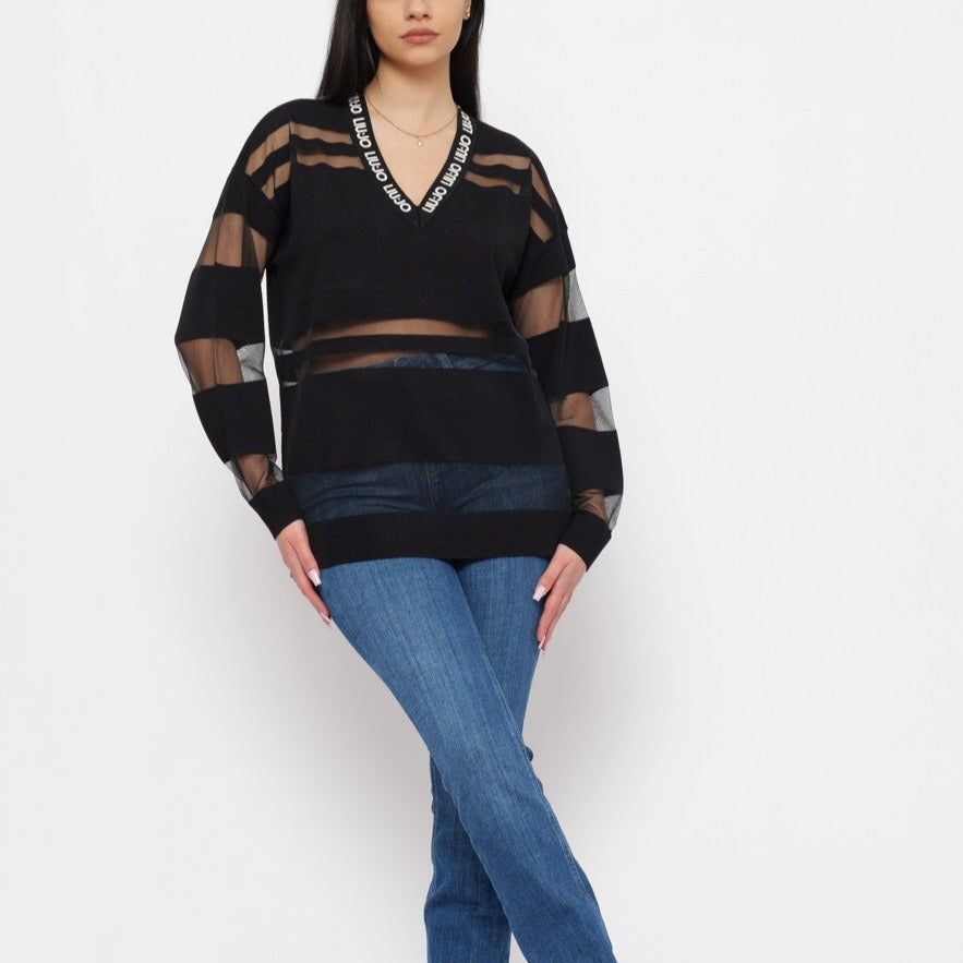 MAGLIA LIUJO GIROCOLLO ML