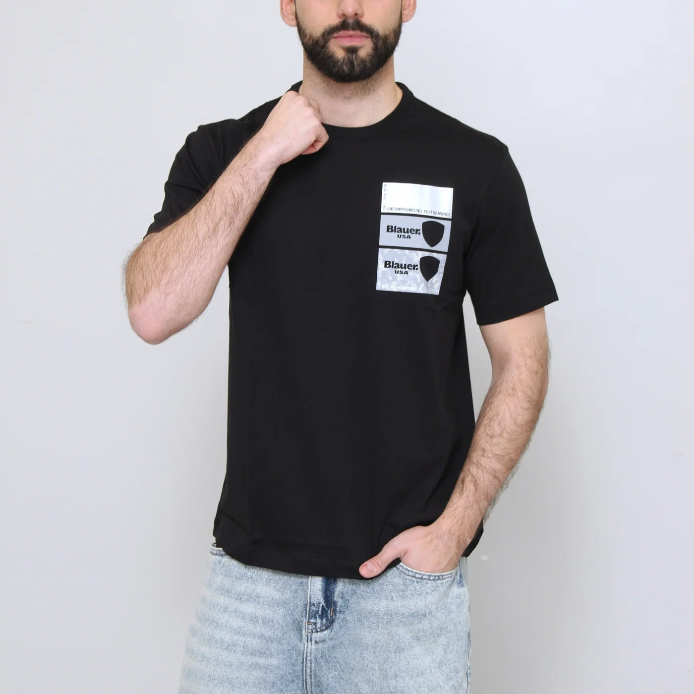 TSHIRT BLAUER PALMER MC LOGO REFLEX