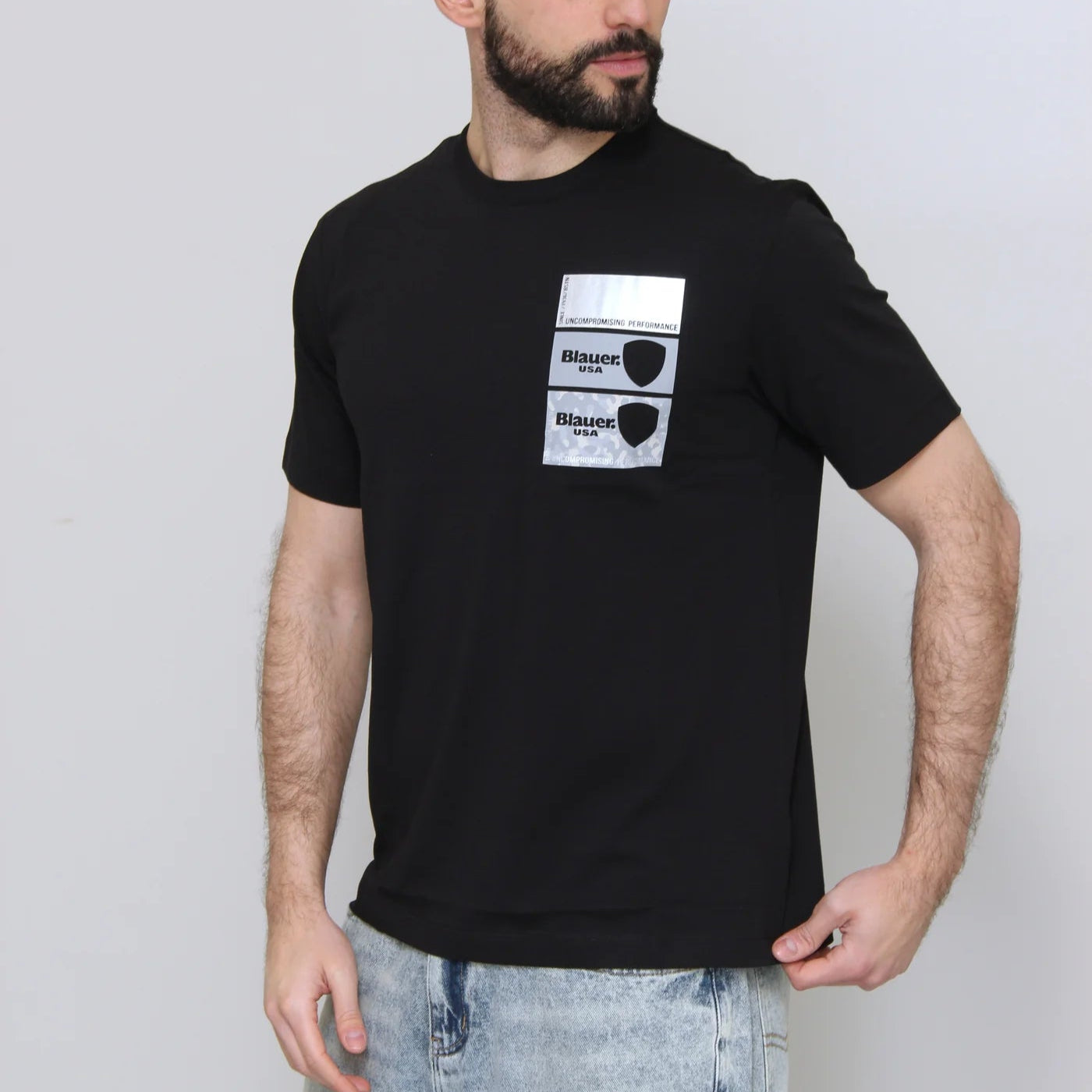 TSHIRT BLAUER PALMER MC LOGO REFLEX