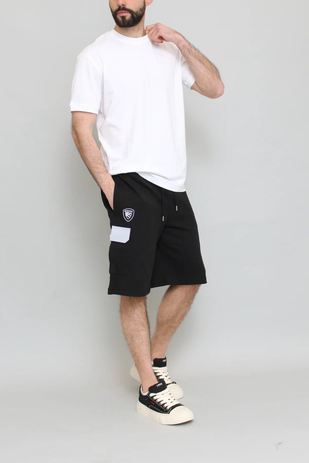 TSHIRT BLAUER ANTONY SCUDO MANICA