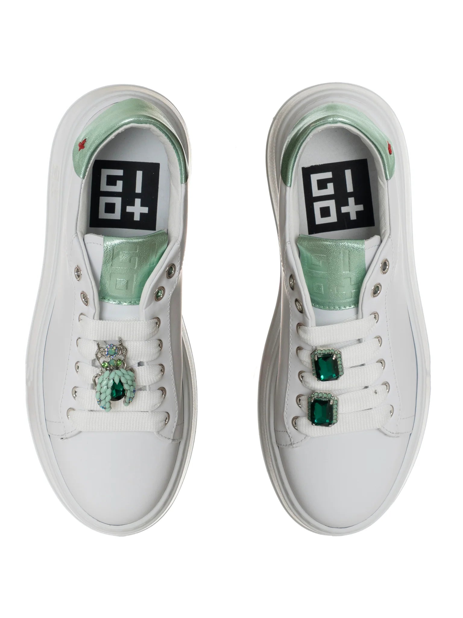 SCARPE GIOPIÙ COMBI WHITE VERDINO