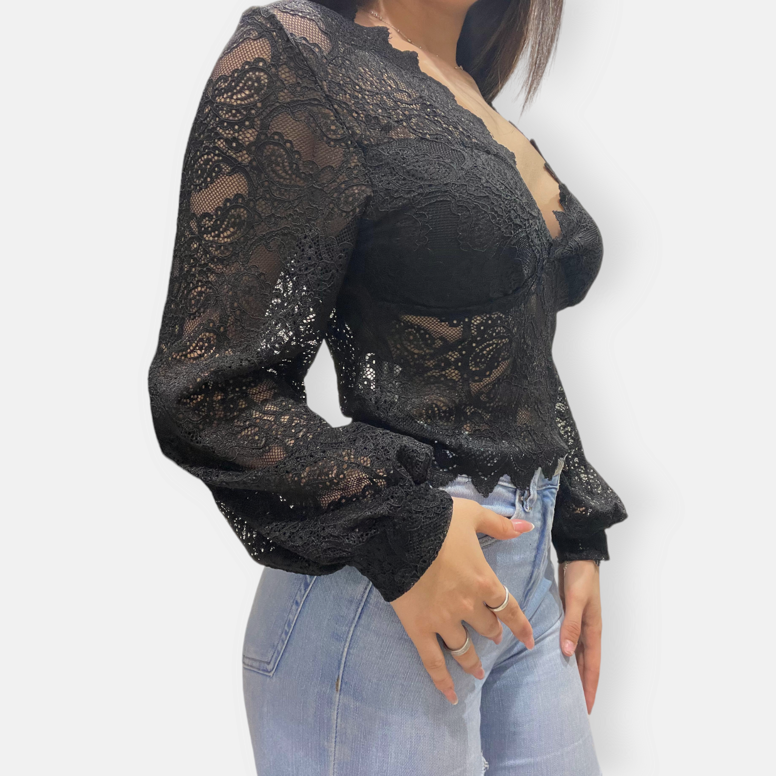 TOP SEM ESME IN PIZZO COPPETTE