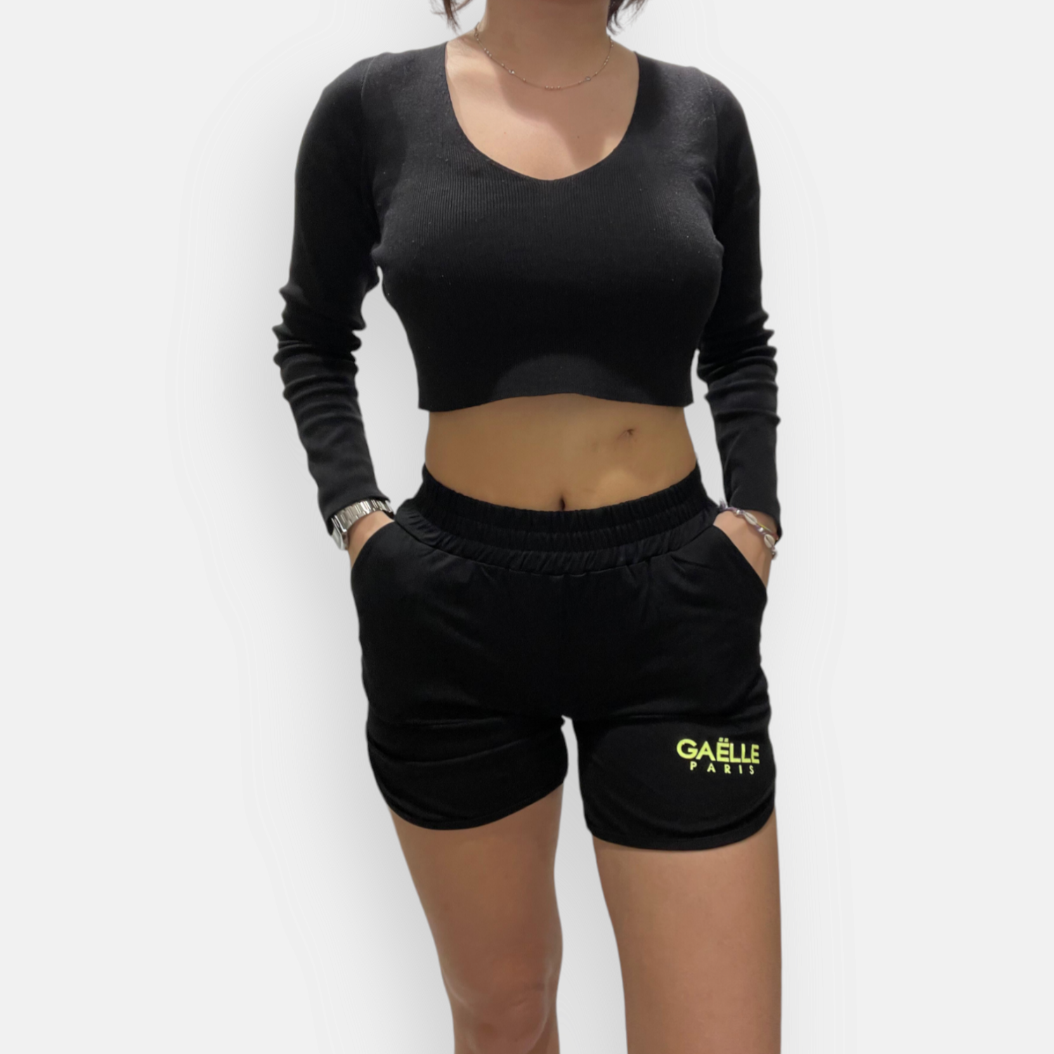 PANTALONCINO GAELLE V. ALTA IN JERSEY