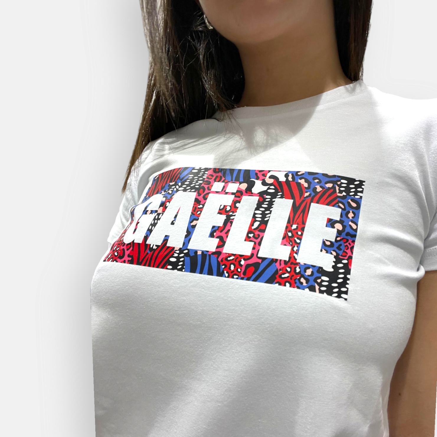 TSHIRT GAELLE PARIS MC BOX LOGO MULTICOLOR