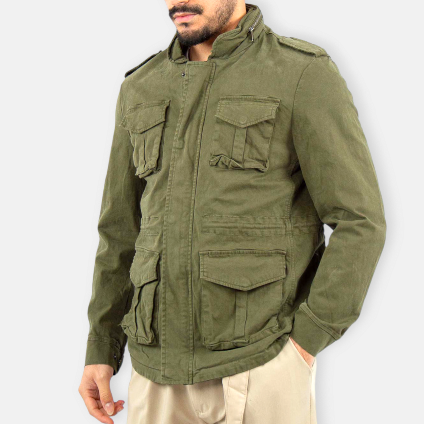 GIUBBINO SEM DAVIDE SAHARIANA COTONE SAFARI